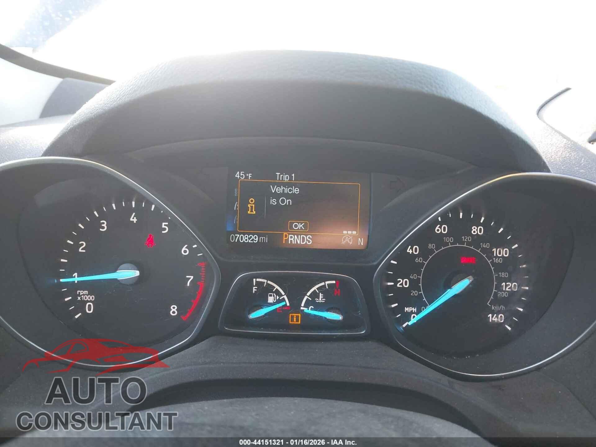 FORD ESCAPE 2019 - 1FMCU9GD9KUB03620