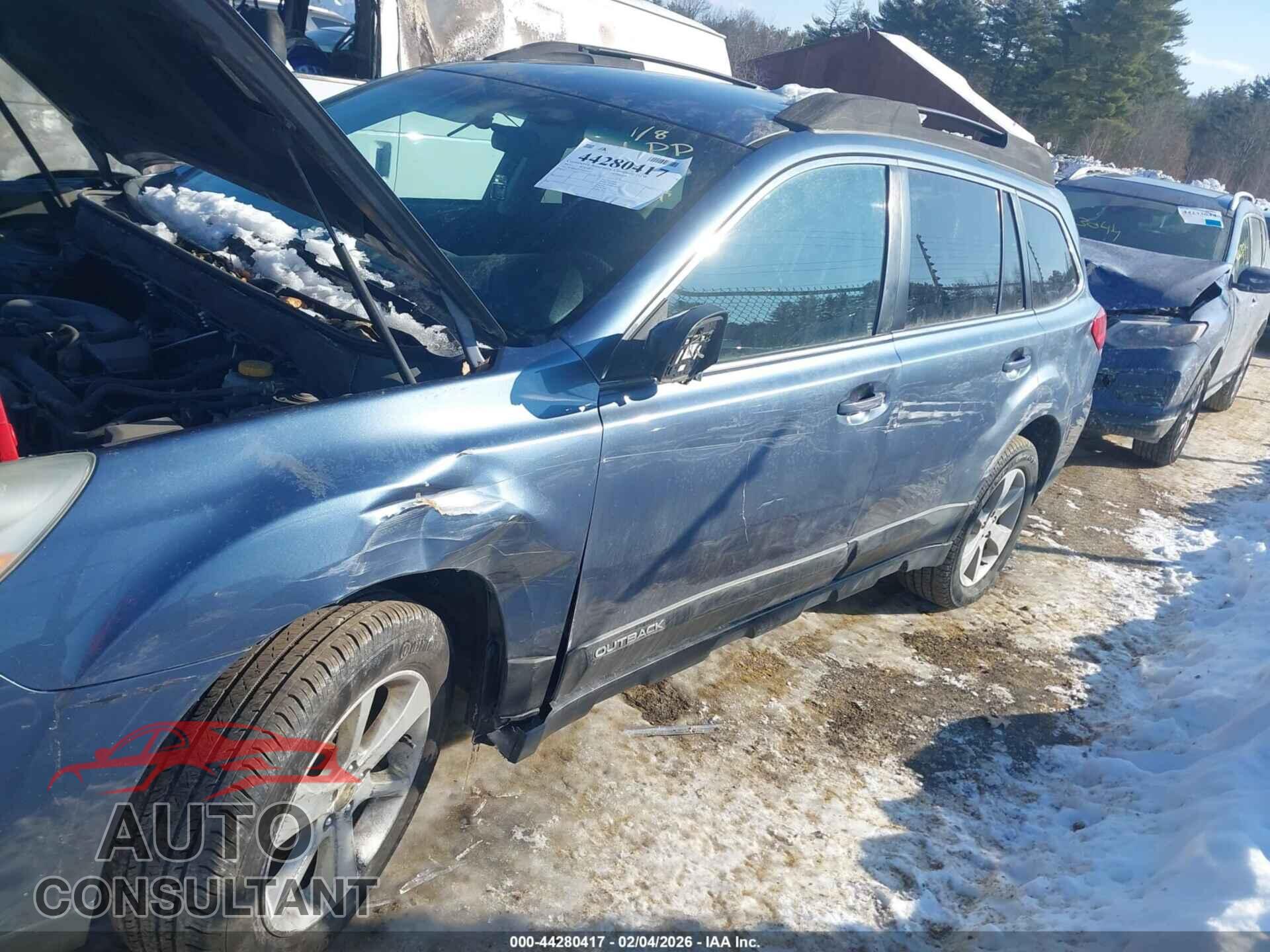 SUBARU OUTBACK 2013 - 4S4BRBCC7D3302479