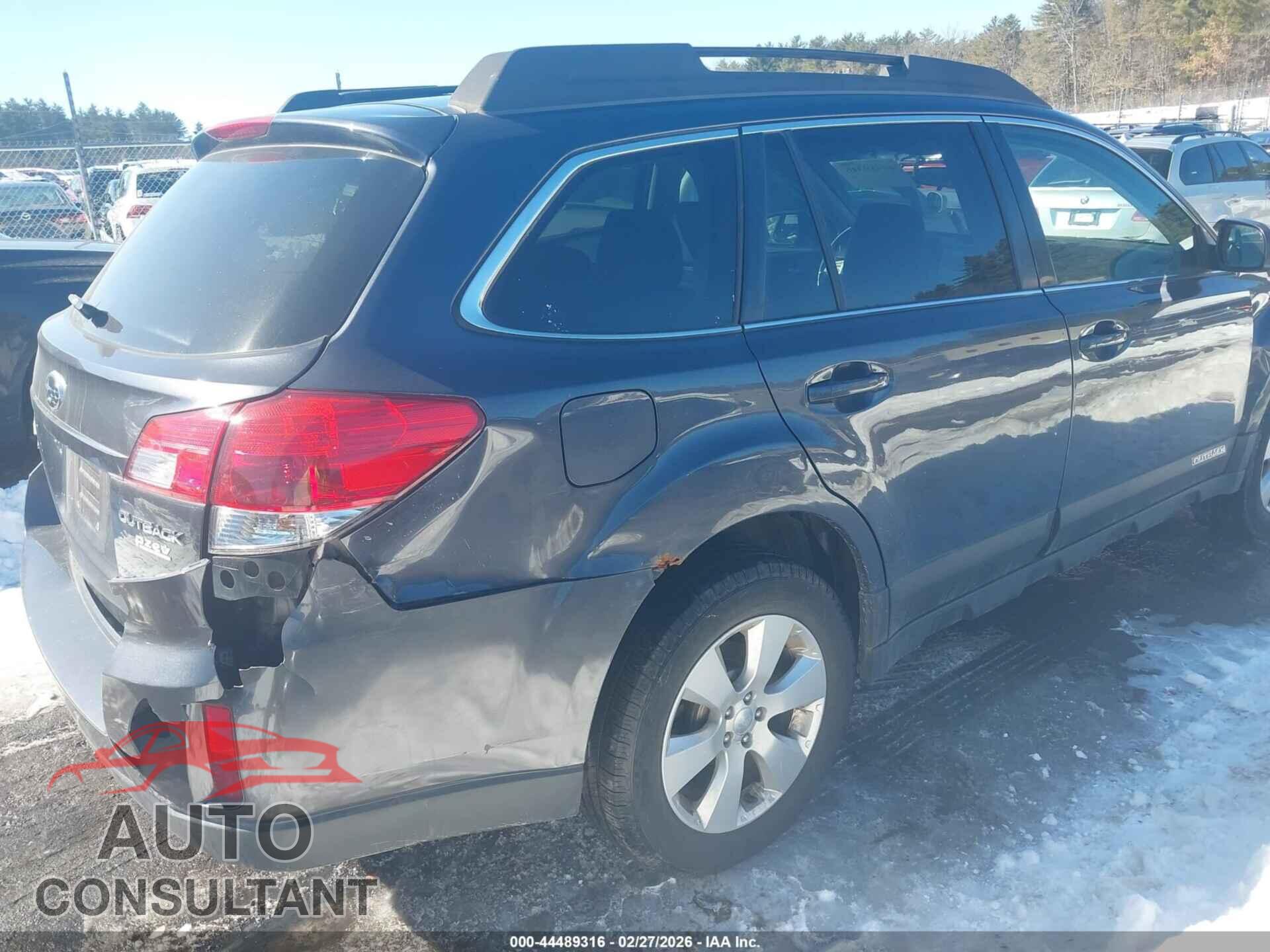 SUBARU OUTBACK 2010 - 4S4BRBKC2A3345818