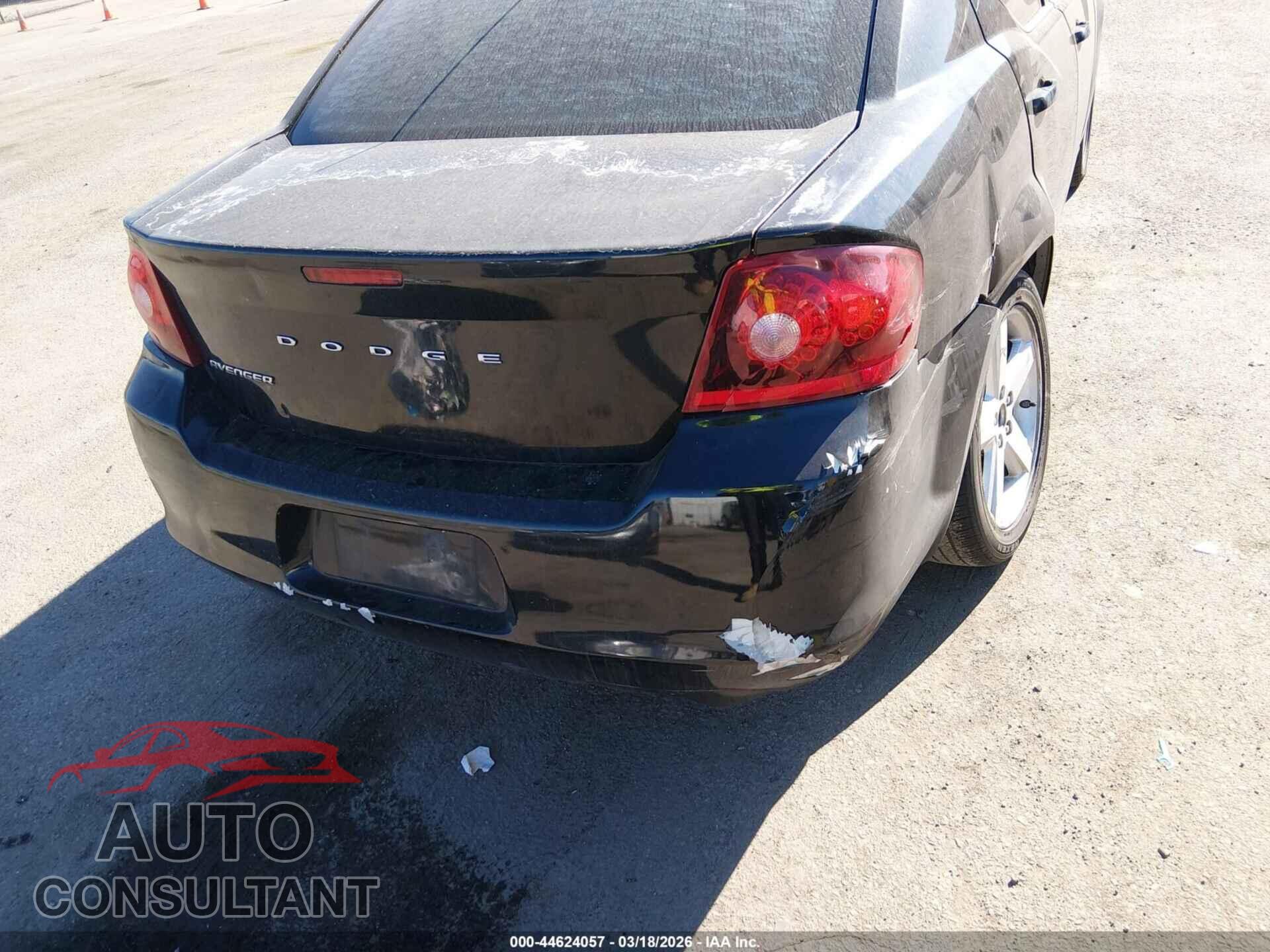 DODGE AVENGER 2013 - 1C3CDZAB4DN535495
