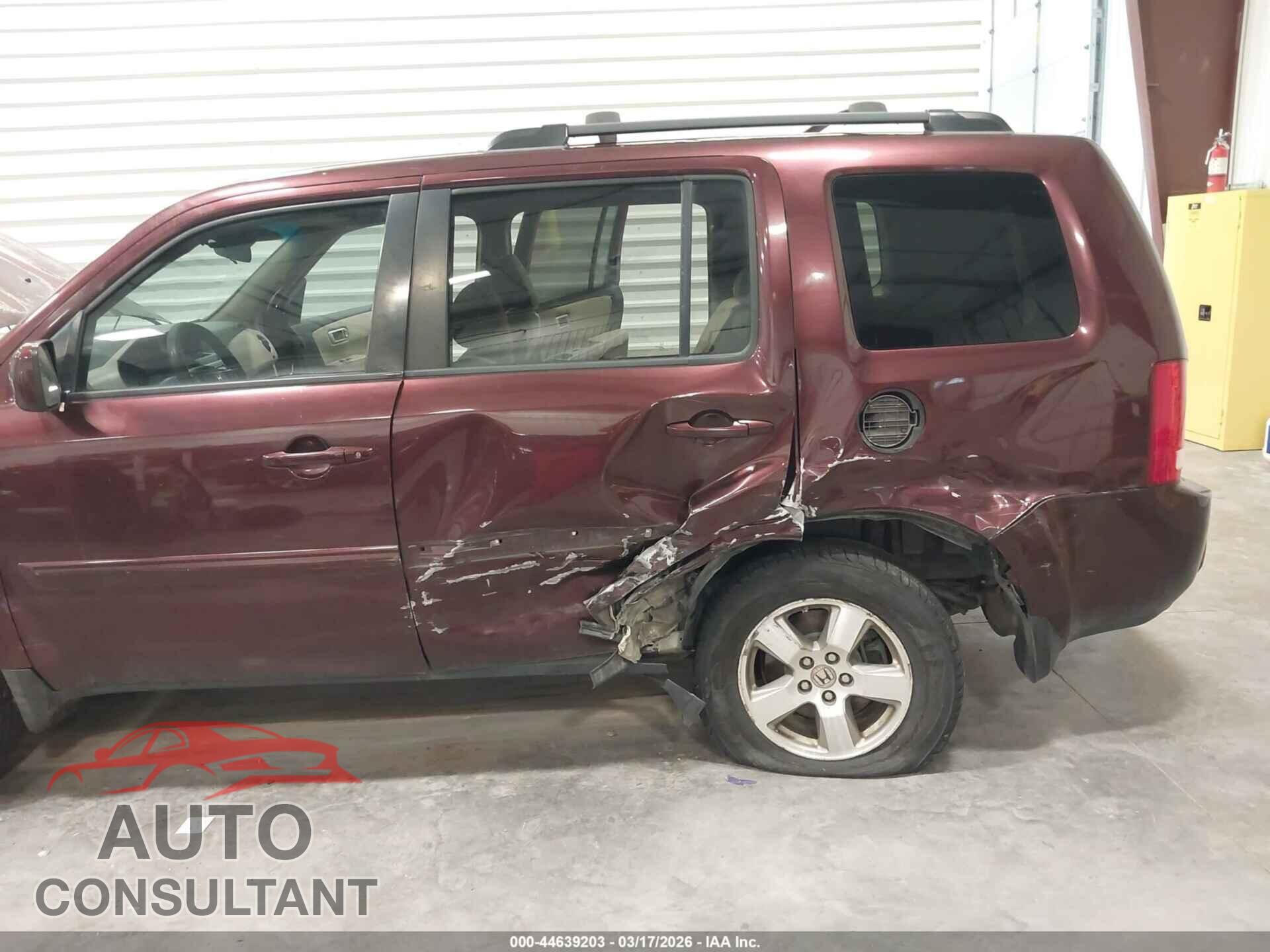 HONDA PILOT 2011 - 5FNYF4H42BB064853