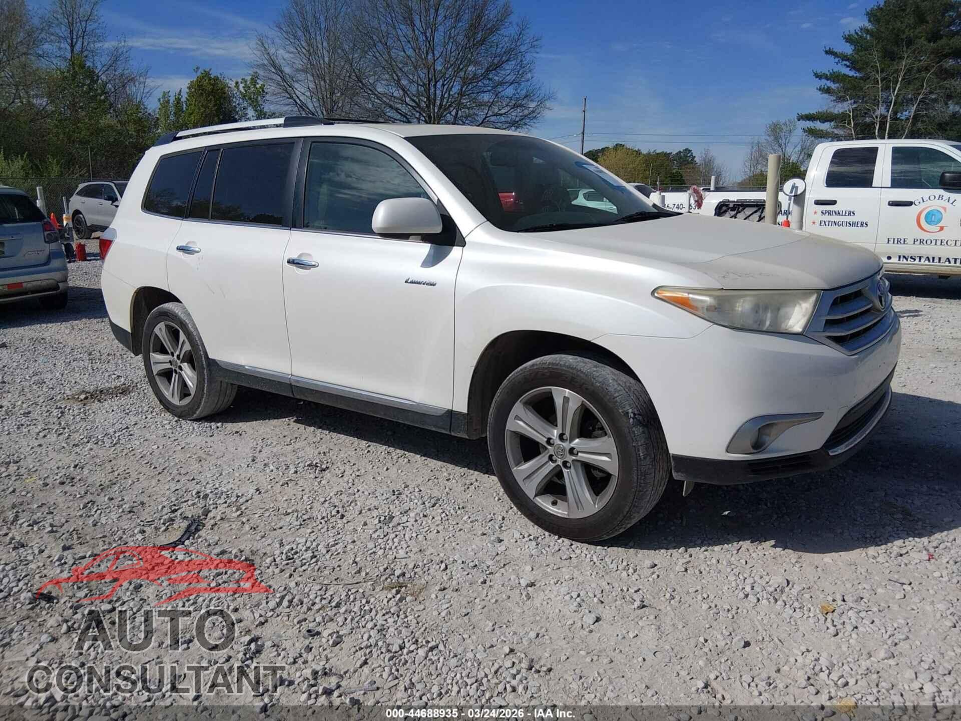 TOYOTA HIGHLANDER 2013 - 5TDYK3EH8DS126669