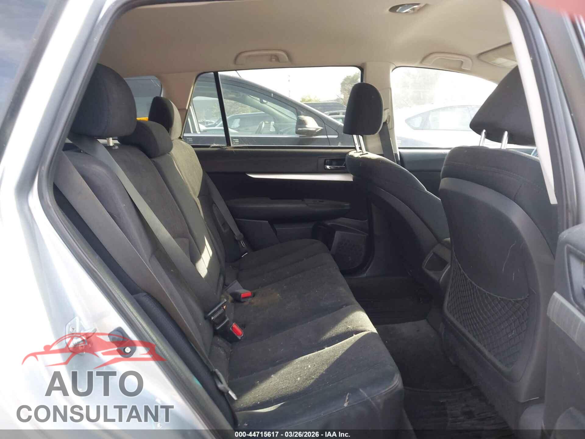 SUBARU OUTBACK 2013 - 4S4BRBCC6D3322500