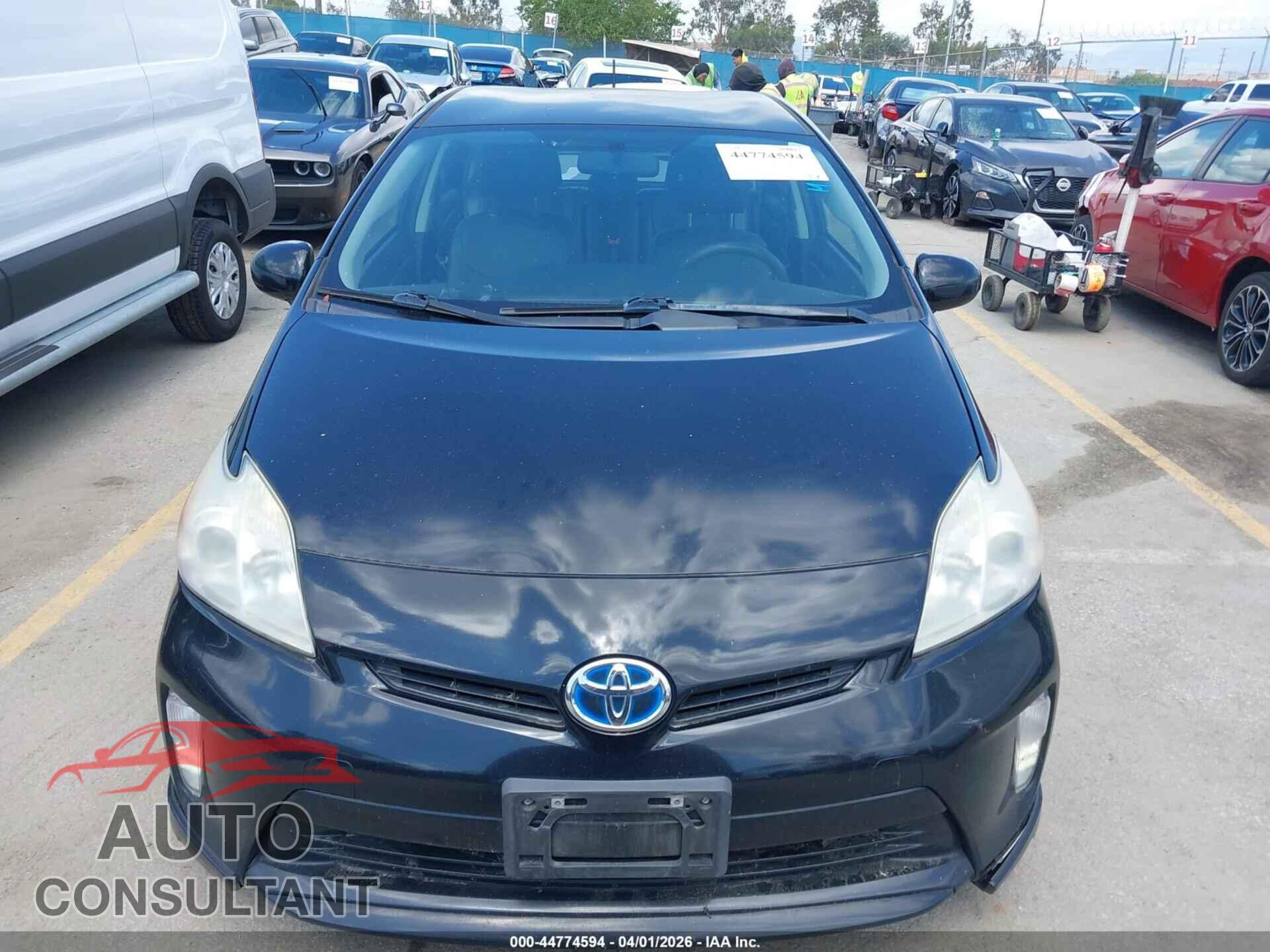 TOYOTA PRIUS 2013 - JTDKN3DU2D5647498