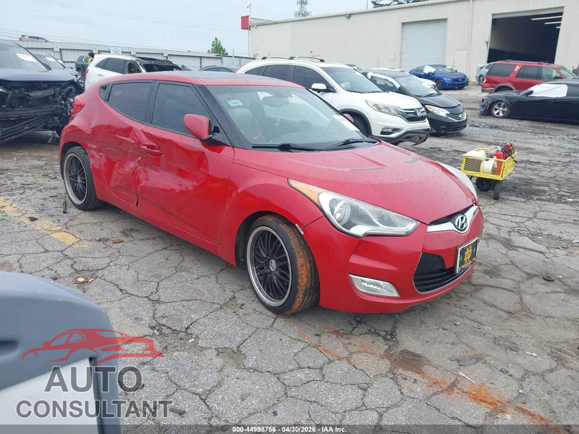 HYUNDAI VELOSTER 2013 - KMHTC6AD0DU113482