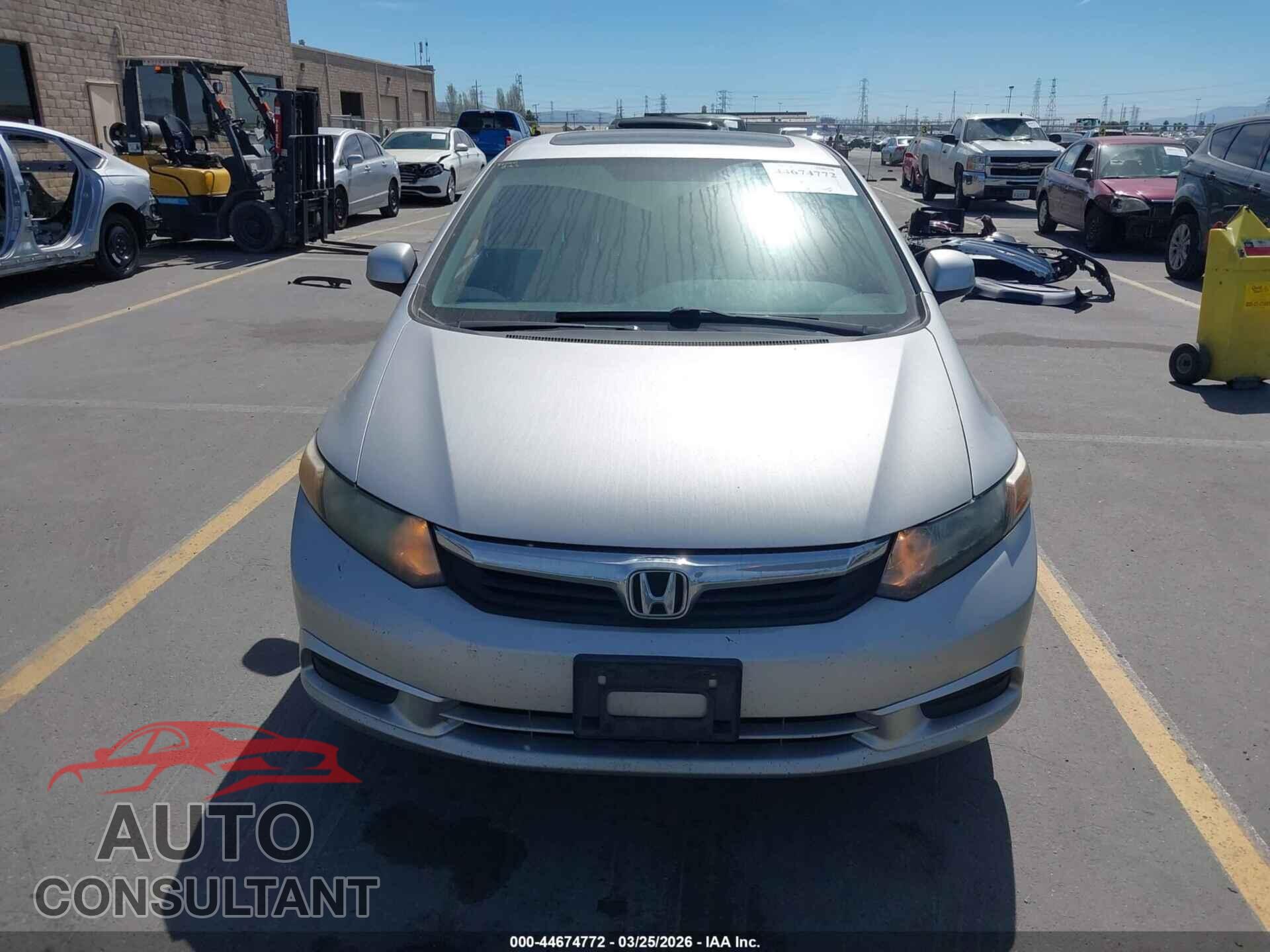 HONDA CIVIC 2012 - 19XFB2F82CE320817