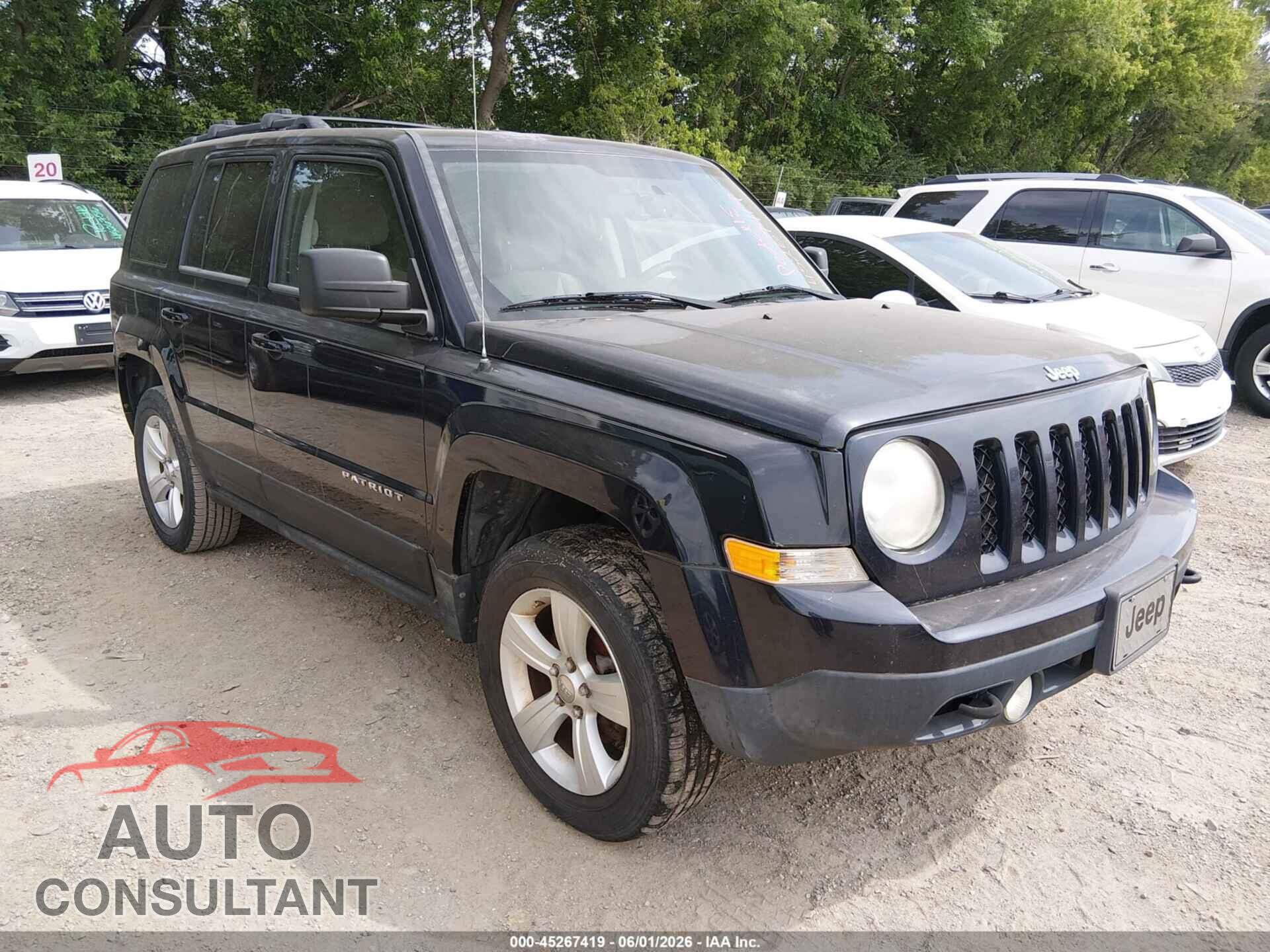 JEEP PATRIOT 2011 - 1J4NF1GBXBD222990