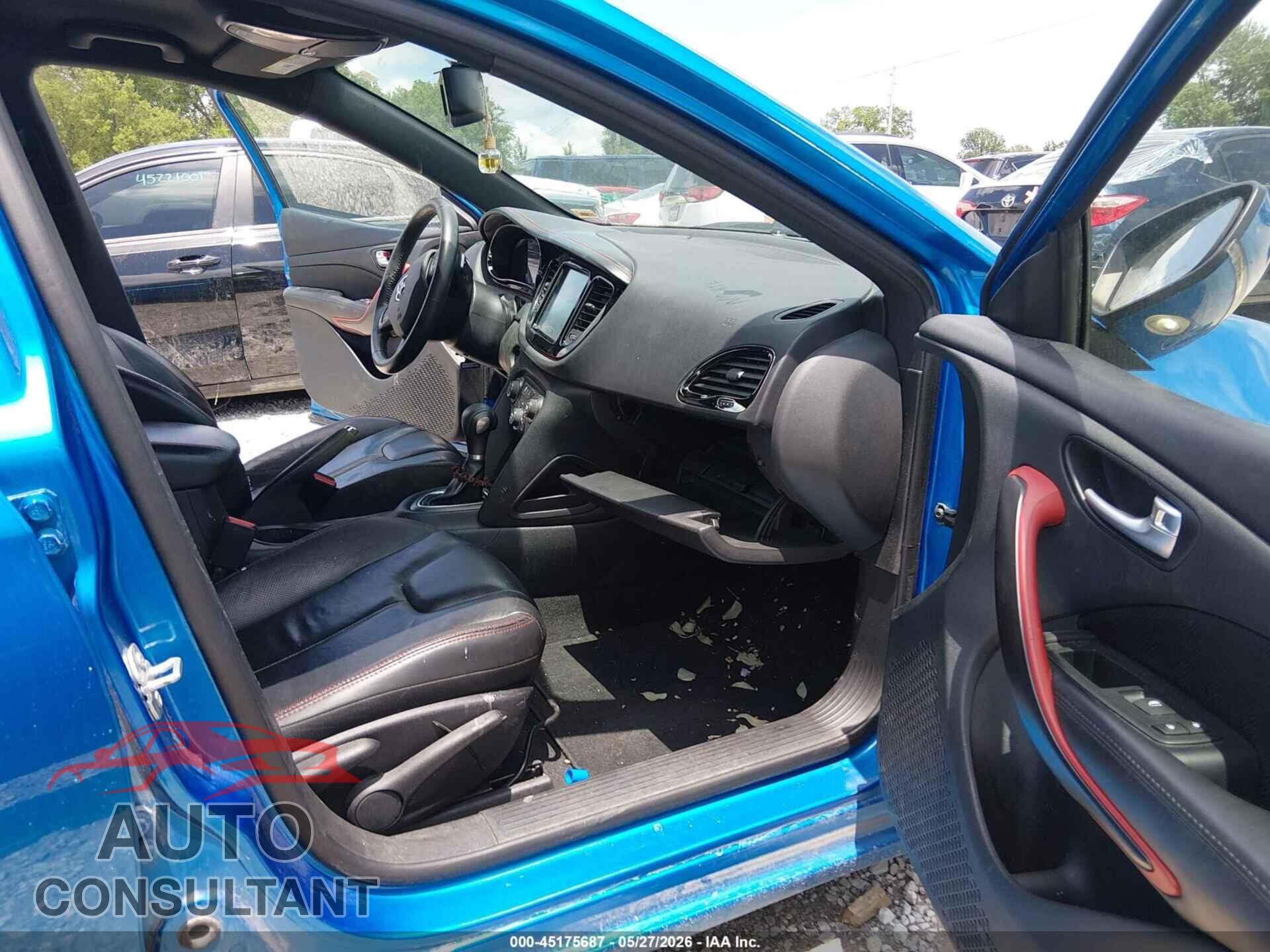 DODGE DART 2015 - 1C3CDFEB4FD422907