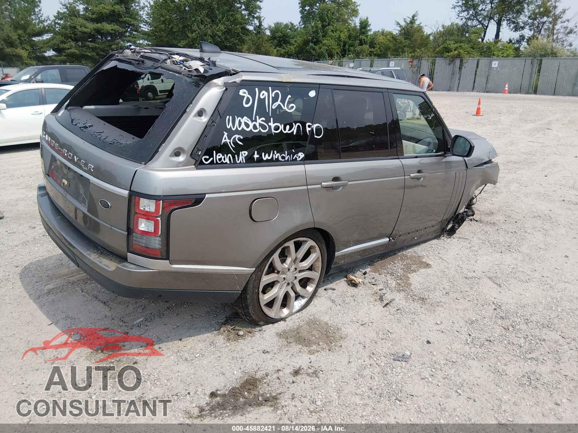 LAND ROVER RANGE ROVER 2017 - SALGS2FE4HA323831