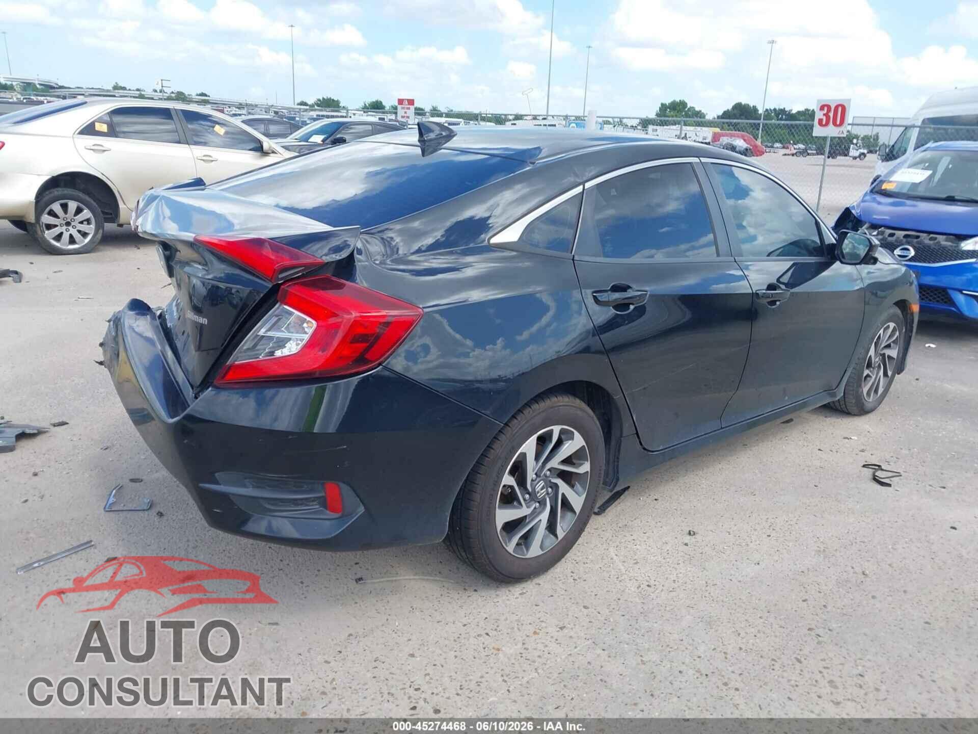 HONDA CIVIC 2017 - 19XFC2F78HE005659