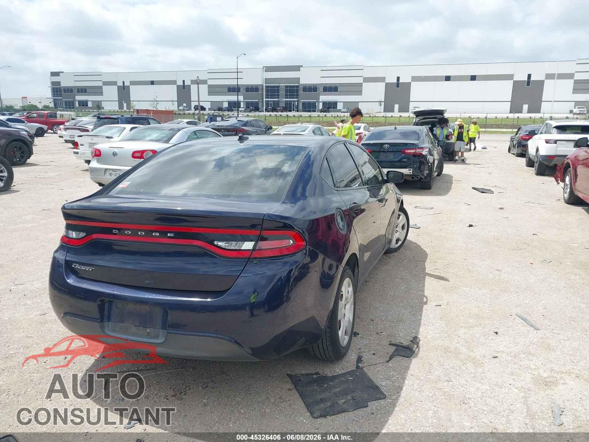 DODGE DART 2013 - 1C3CDFAA8DD198406
