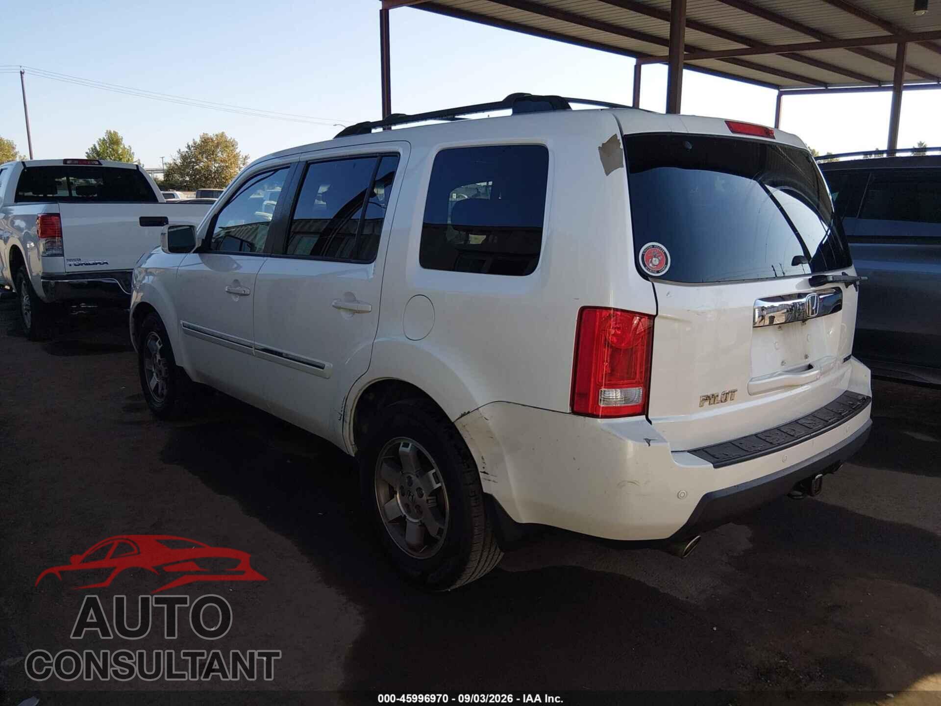 HONDA PILOT 2011 - 5FNYF3H98BB057119