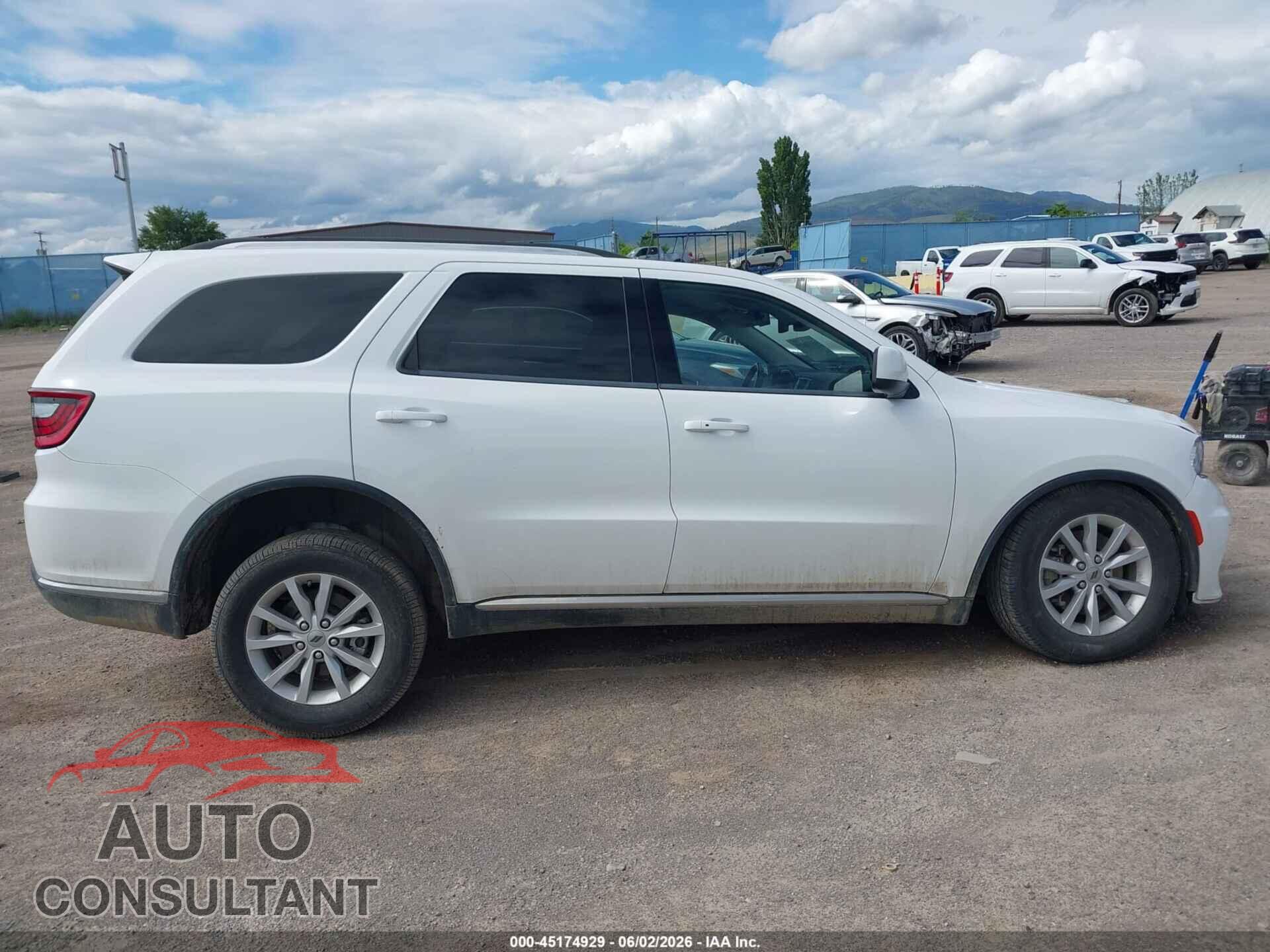 DODGE DURANGO 2022 - 1C4RDJAG4NC103716