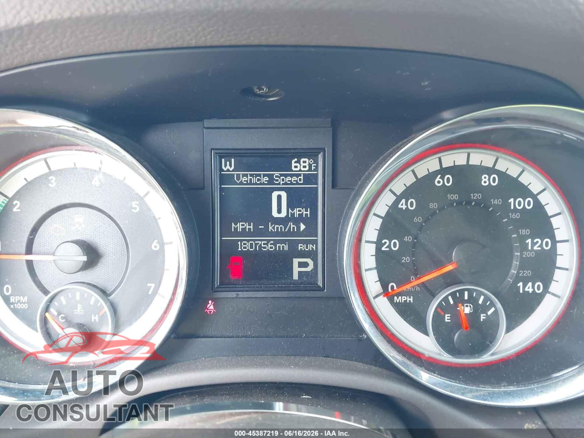 DODGE DURANGO 2012 - 1C4RDHDG4CC112501
