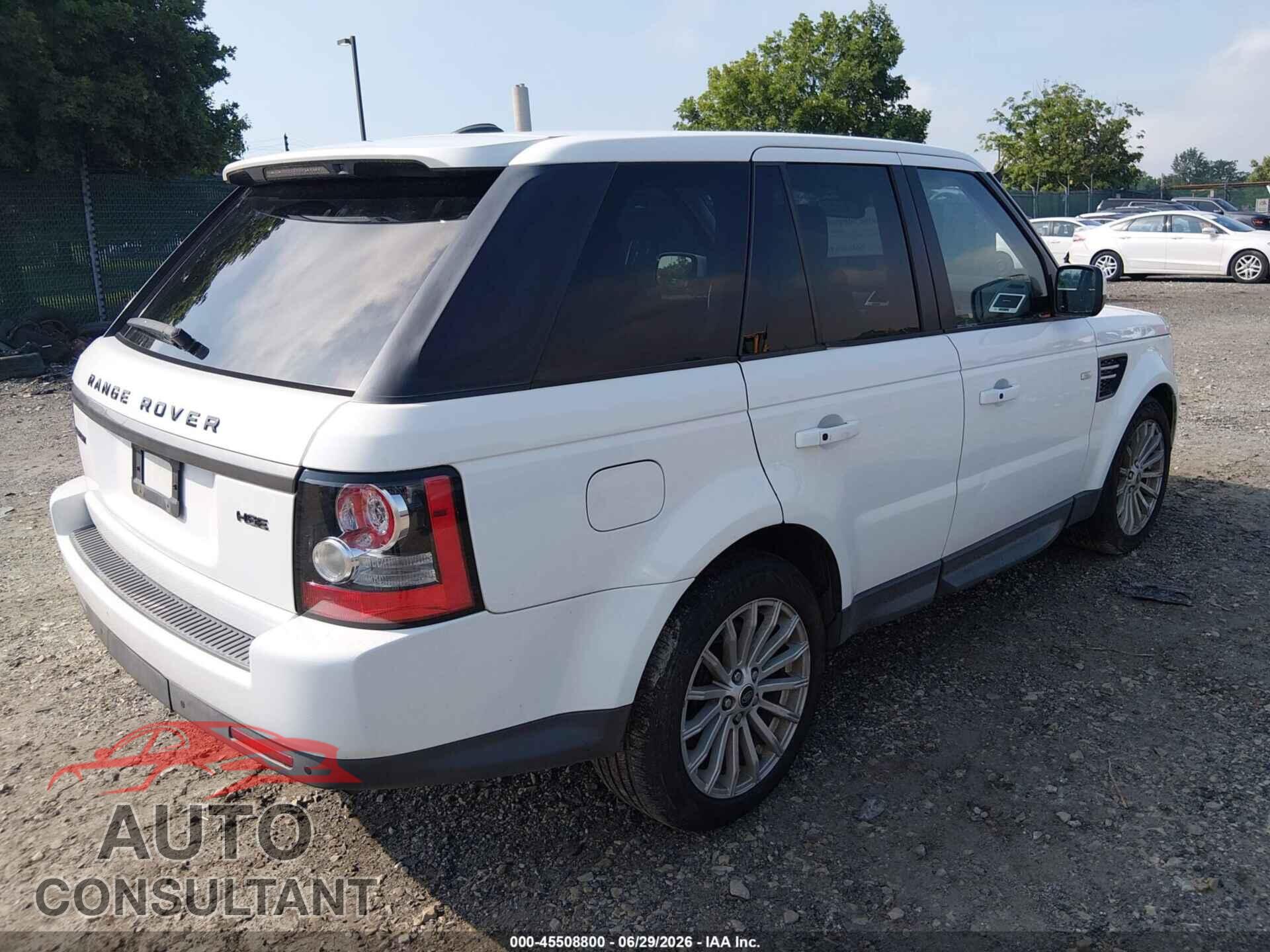 LAND ROVER RANGE ROVER SPORT 2013 - SALSF2D41DA770880