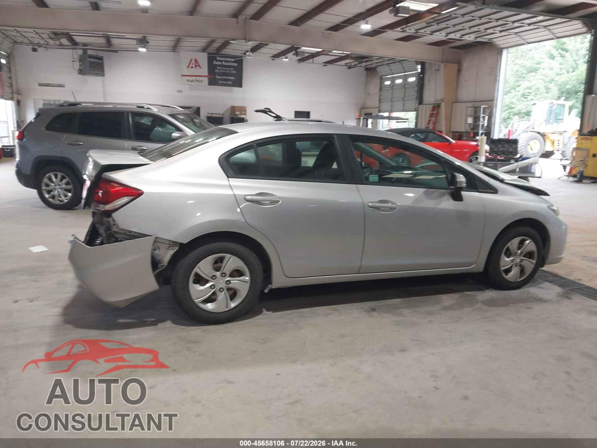 HONDA CIVIC 2014 - 19XFB2F5XEE270046