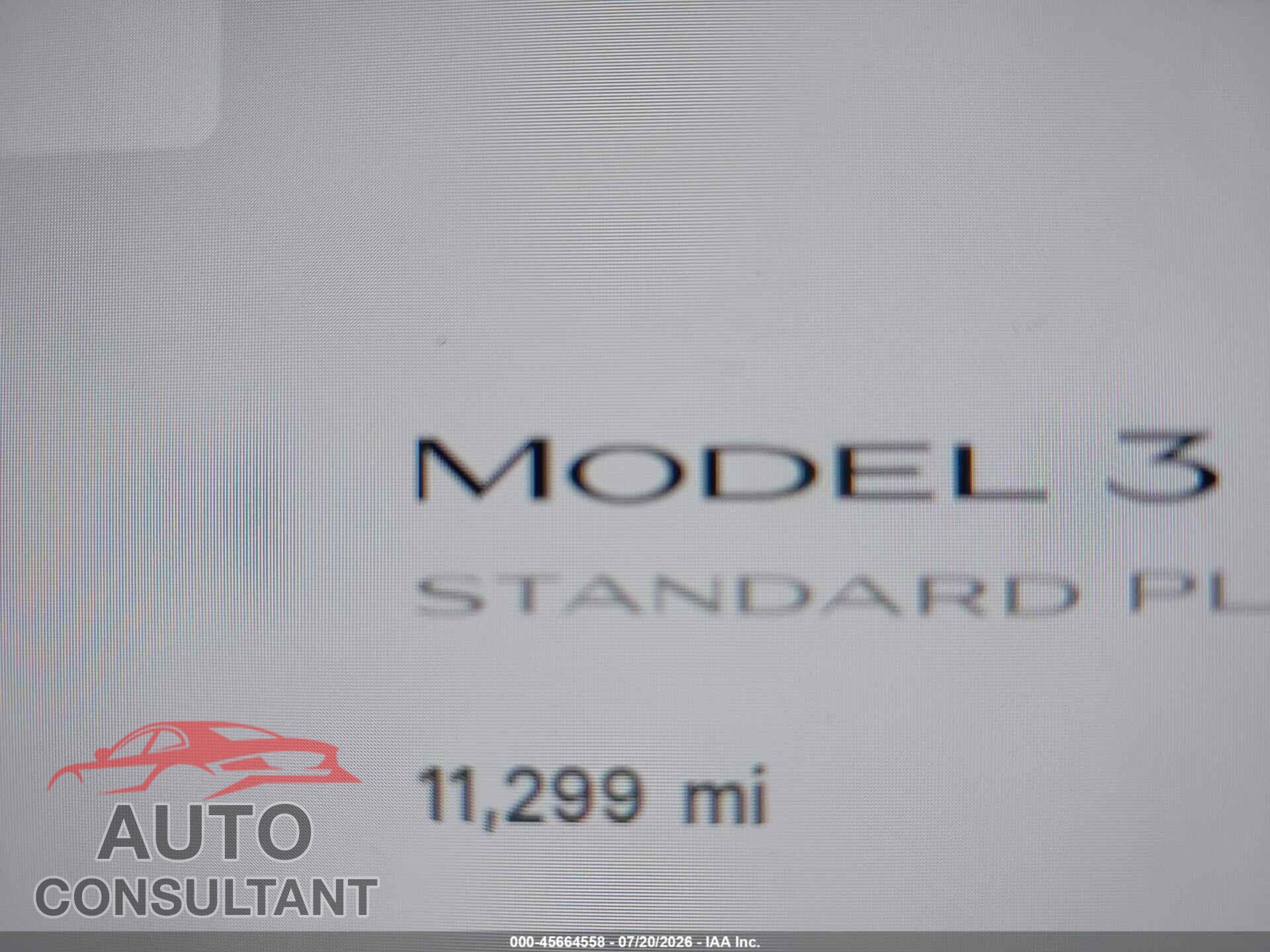 TESLA MODEL 3 2021 - 5YJ3E1EA8MF856708