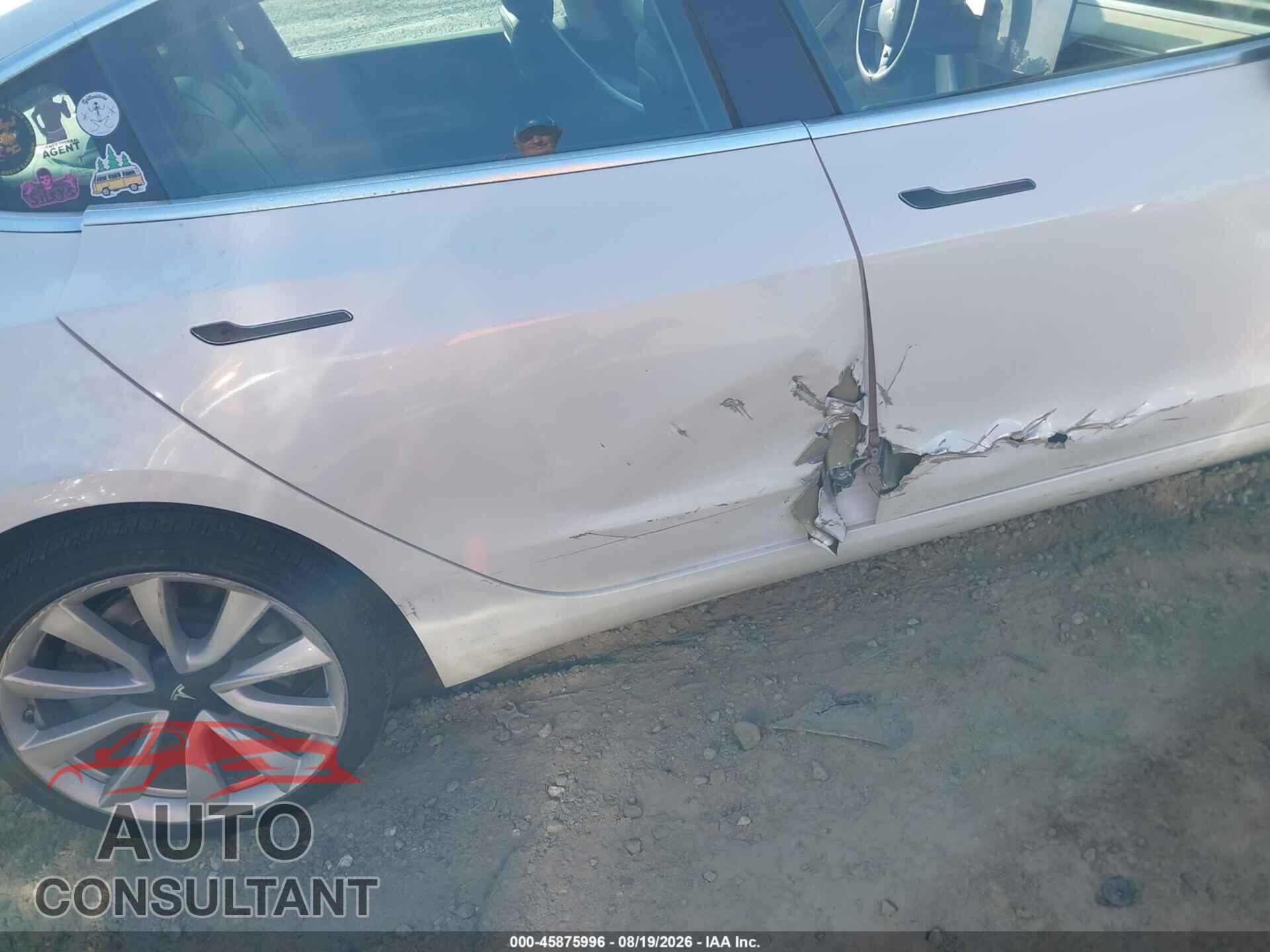 TESLA MODEL 3 2019 - 5YJ3E1EA1KF466563