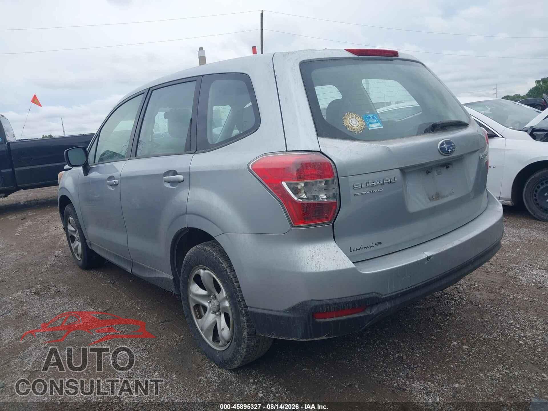 SUBARU FORESTER 2014 - JF2SJAAC0EH451539
