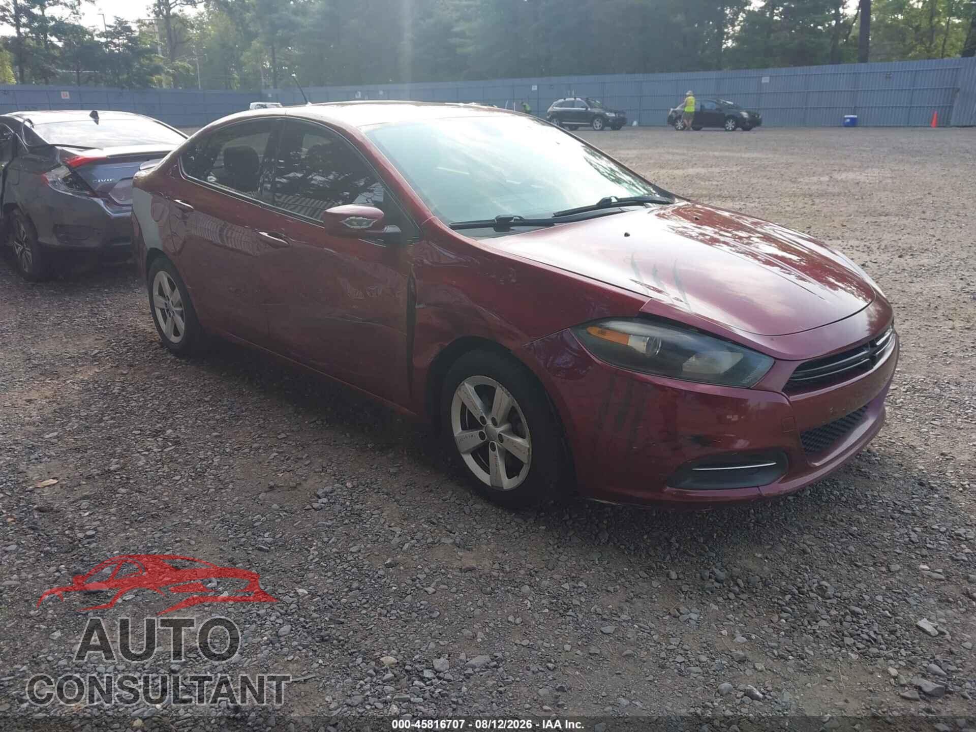 DODGE DART 2015 - 1C3CDFBB6FD368868