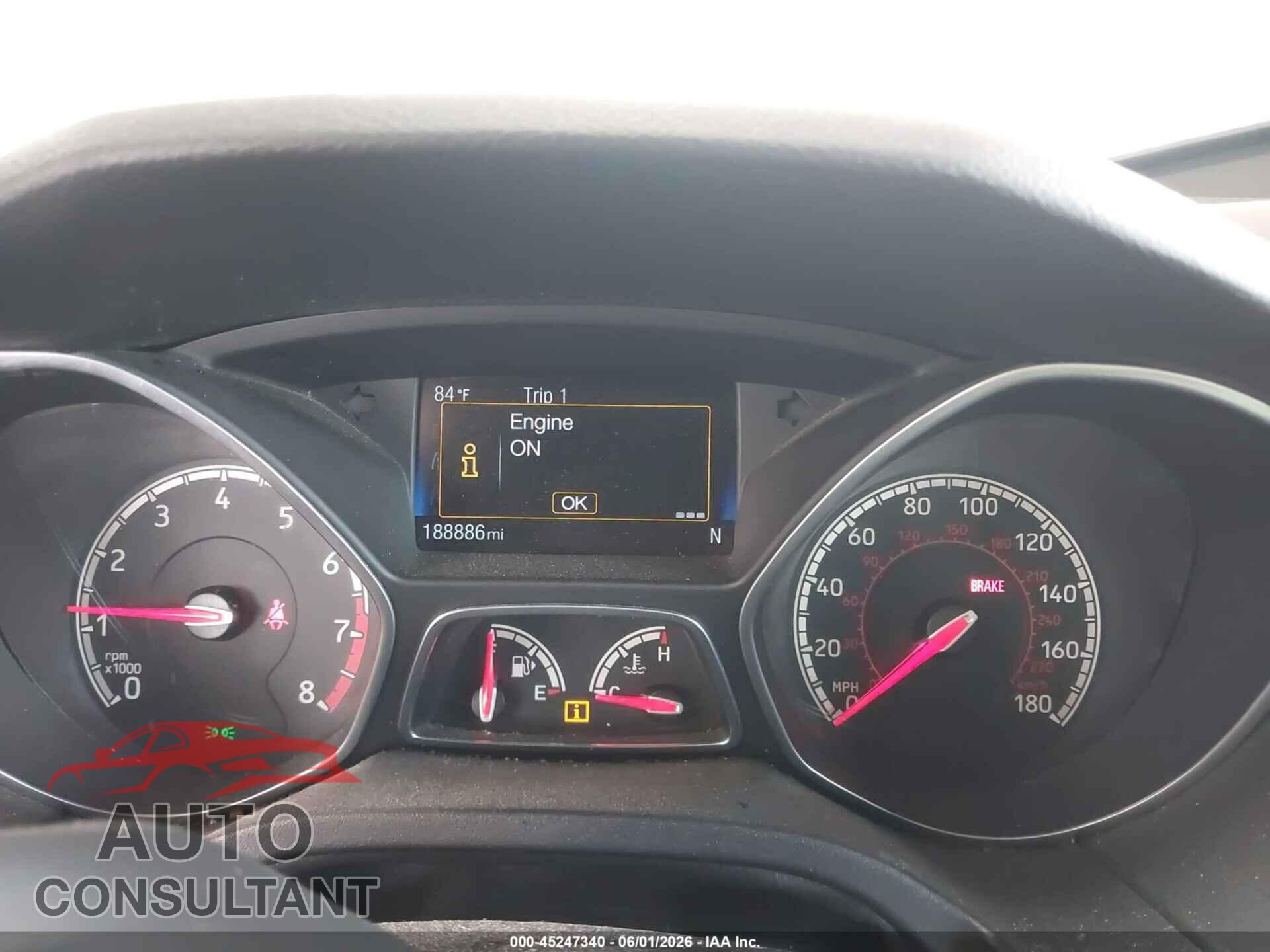FORD FOCUS ST 2015 - 1FADP3L92FL287220