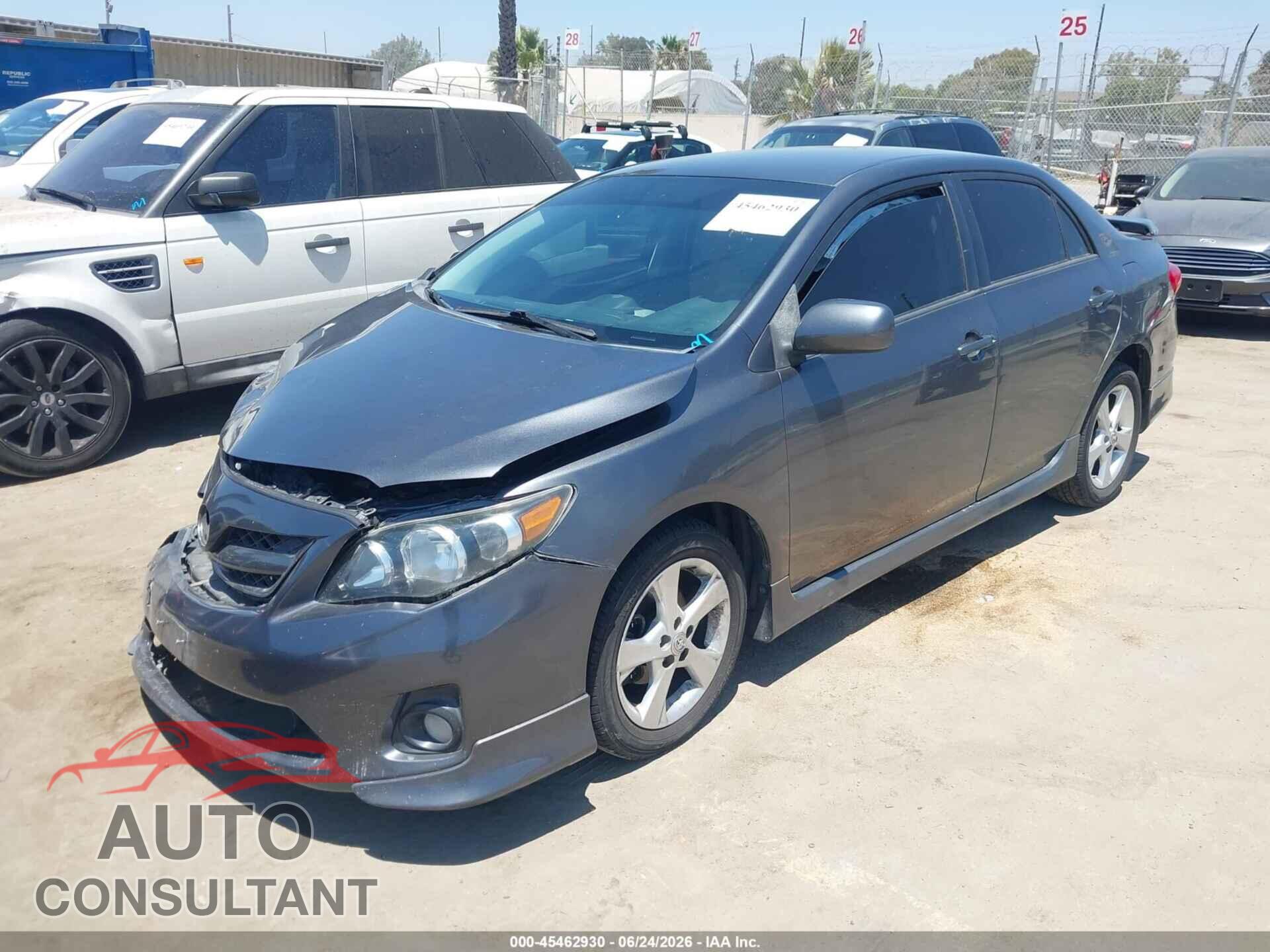 TOYOTA COROLLA 2012 - 2T1BU4EE9CC899587