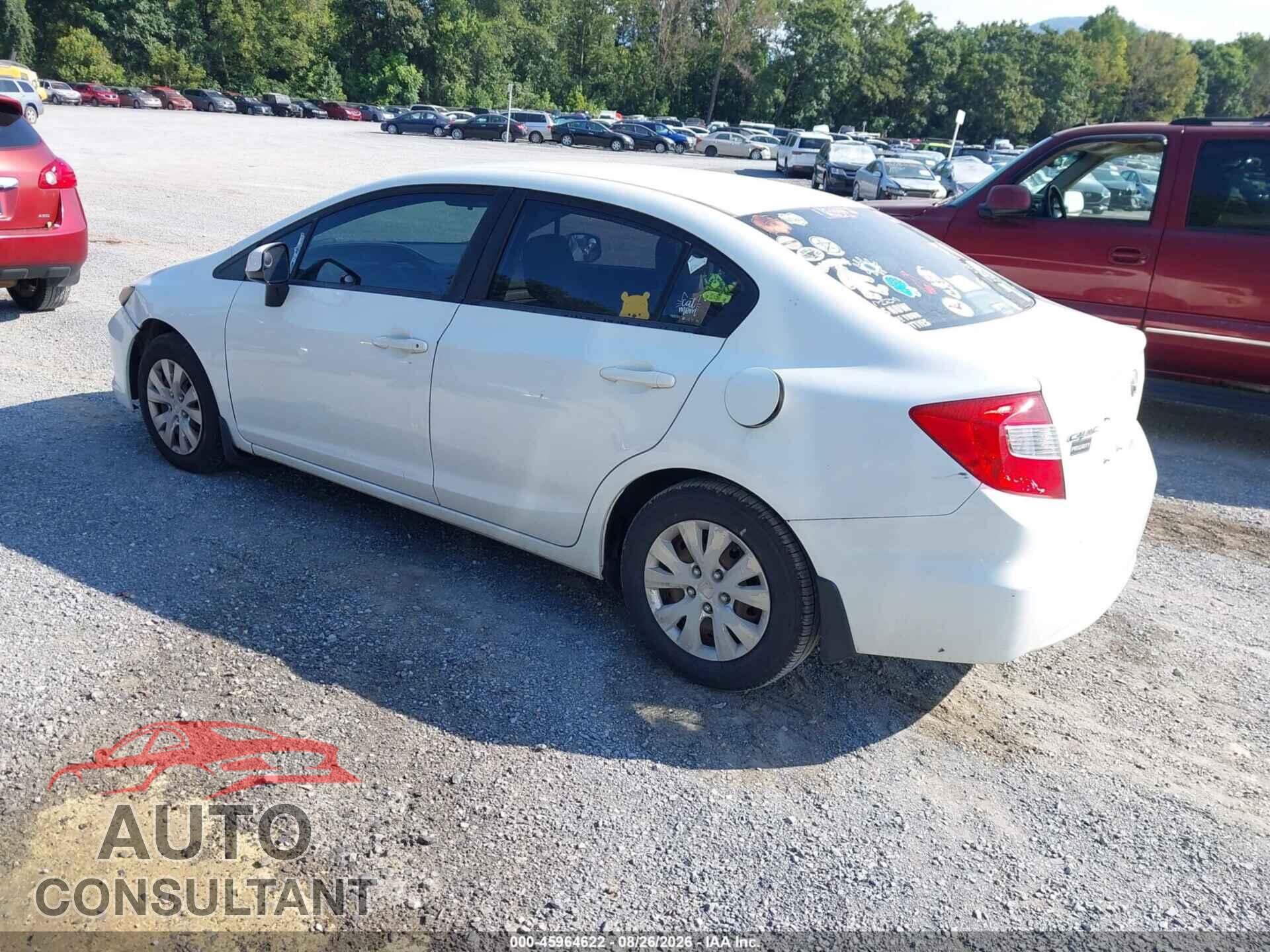 HONDA CIVIC 2012 - 2HGFB2F59CH300401