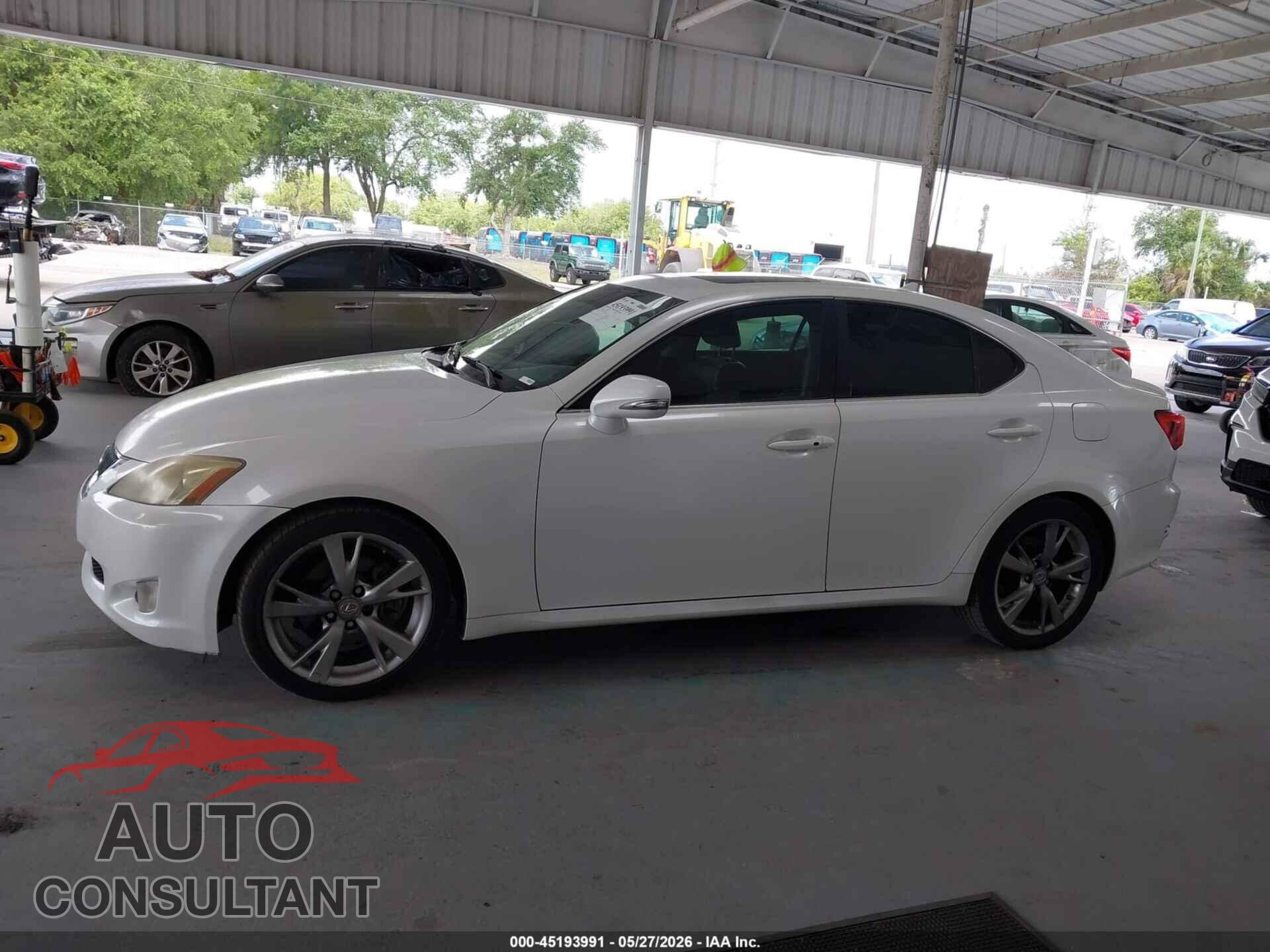LEXUS IS 250 2010 - JTHBF5C27A5128143