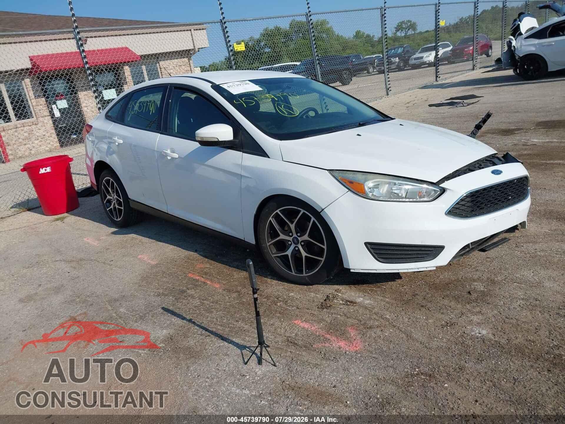 FORD FOCUS 2017 - 1FADP3F20HL343429