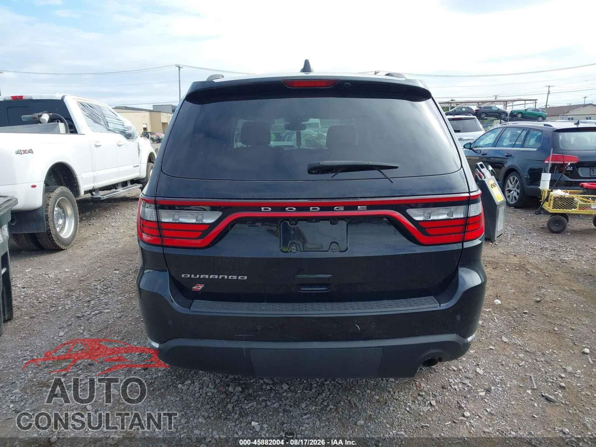 DODGE DURANGO 2019 - 1C4RDJAG8KC848464