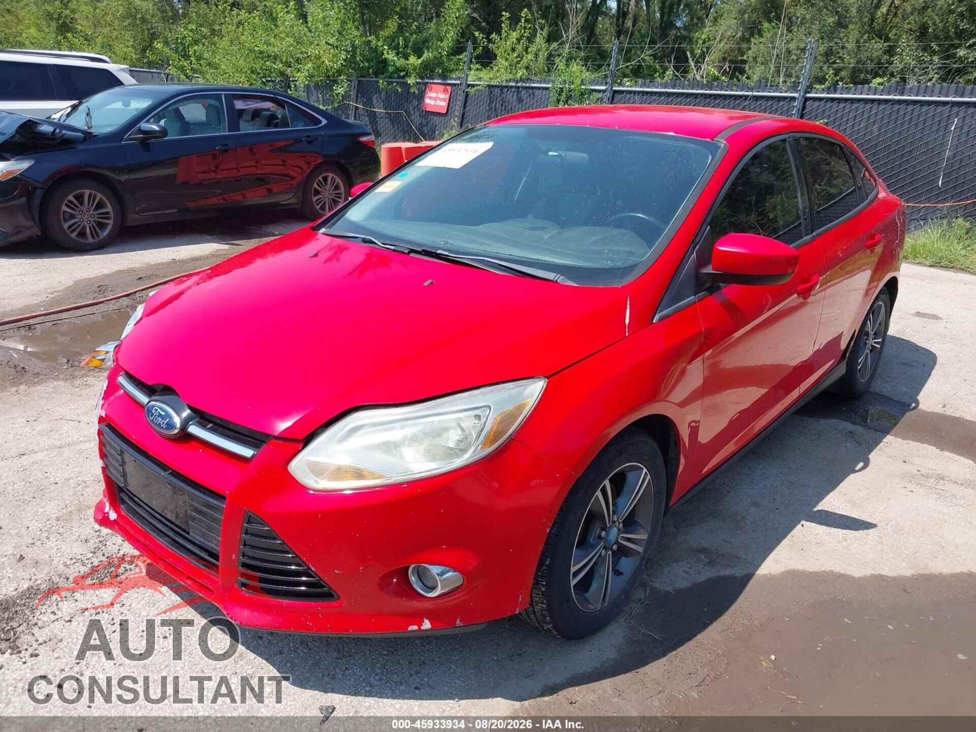FORD FOCUS 2012 - 1FAHP3F29CL312108