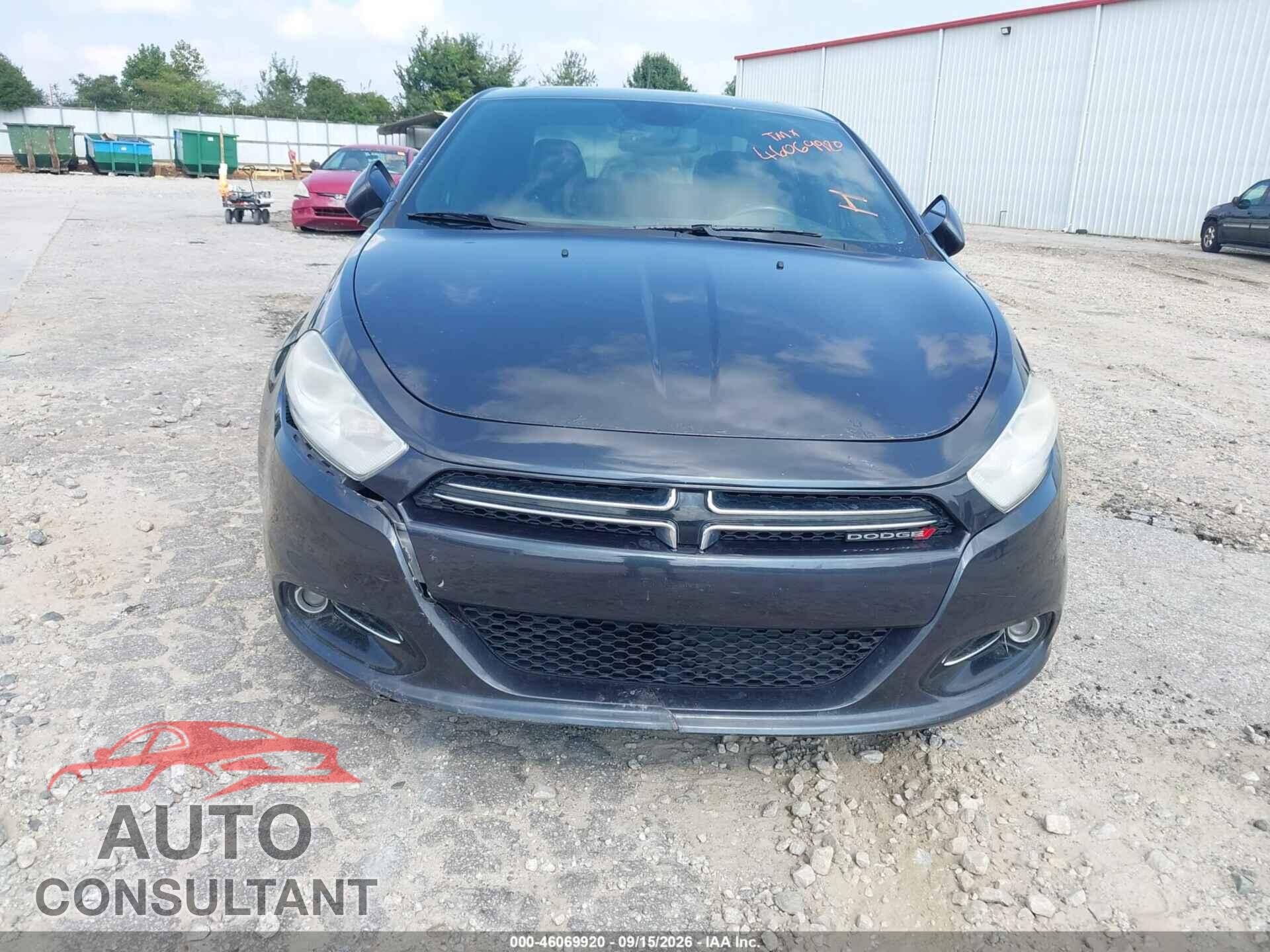 DODGE DART 2013 - 1C3CDFCH0DD208873