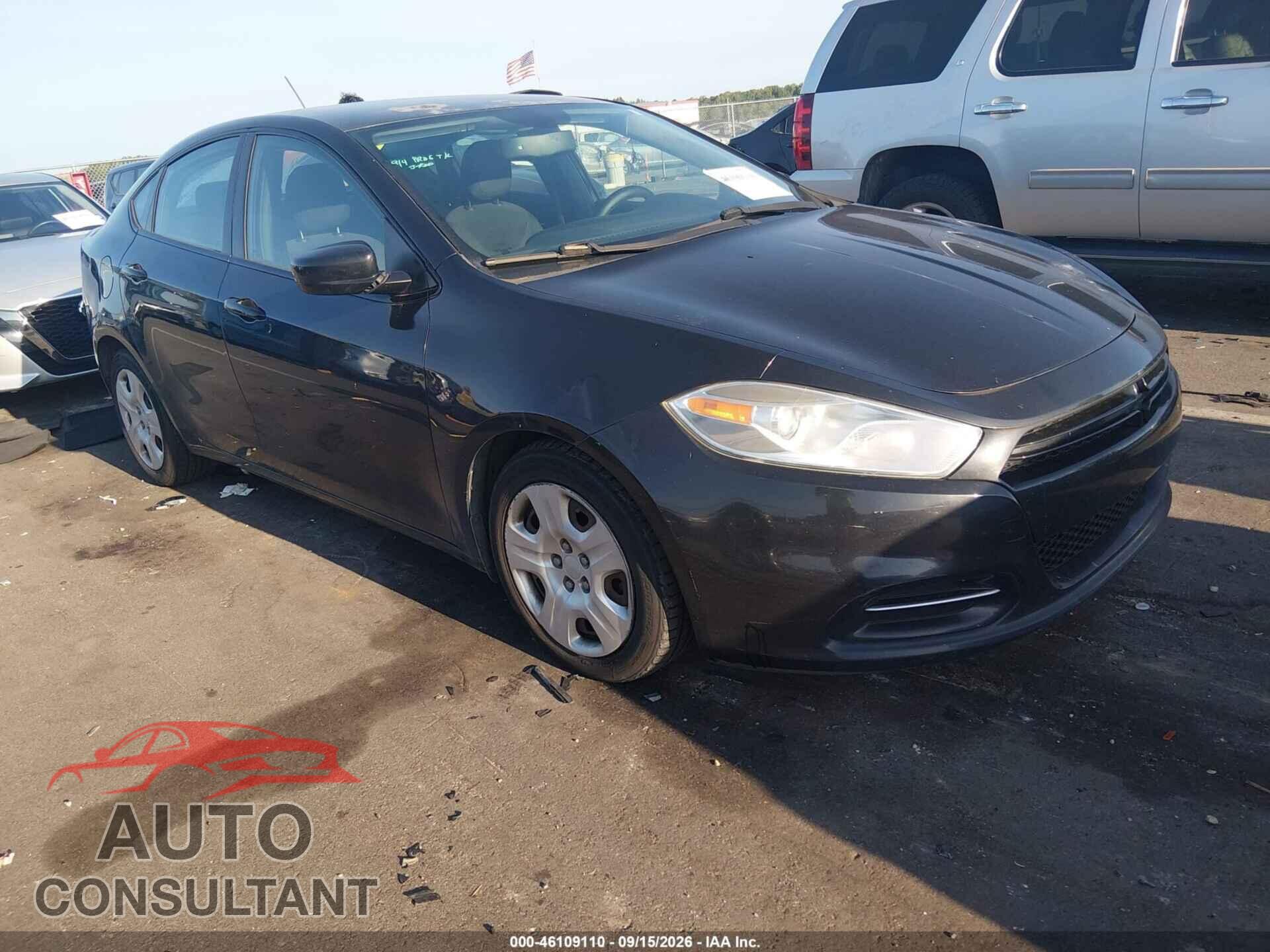DODGE DART 2014 - 1C3CDFAA5ED768301