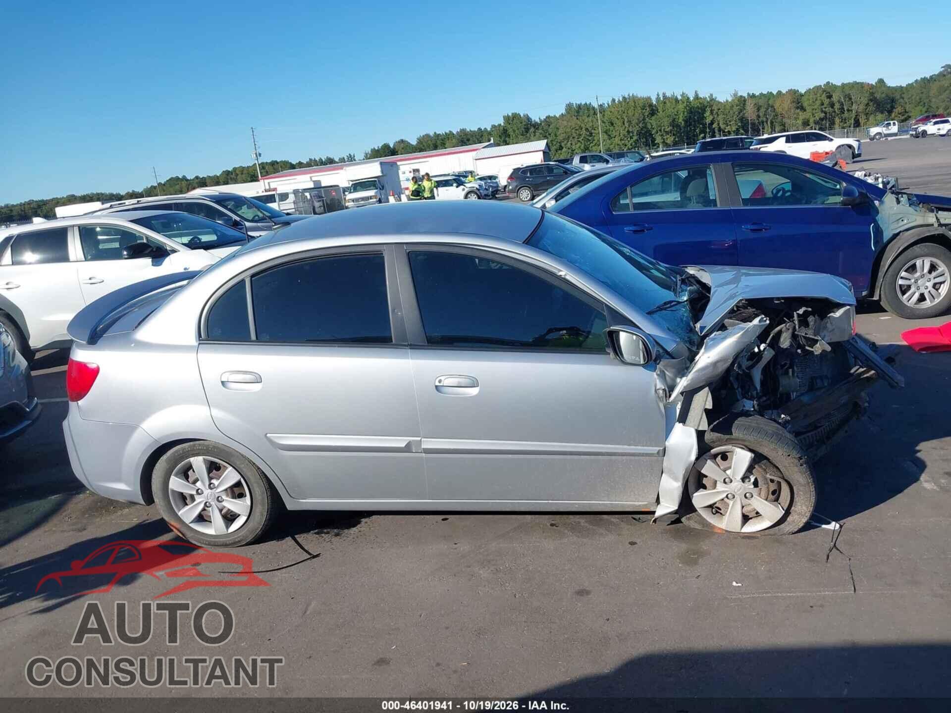 KIA RIO 2010 - KNADH4A33A6687738