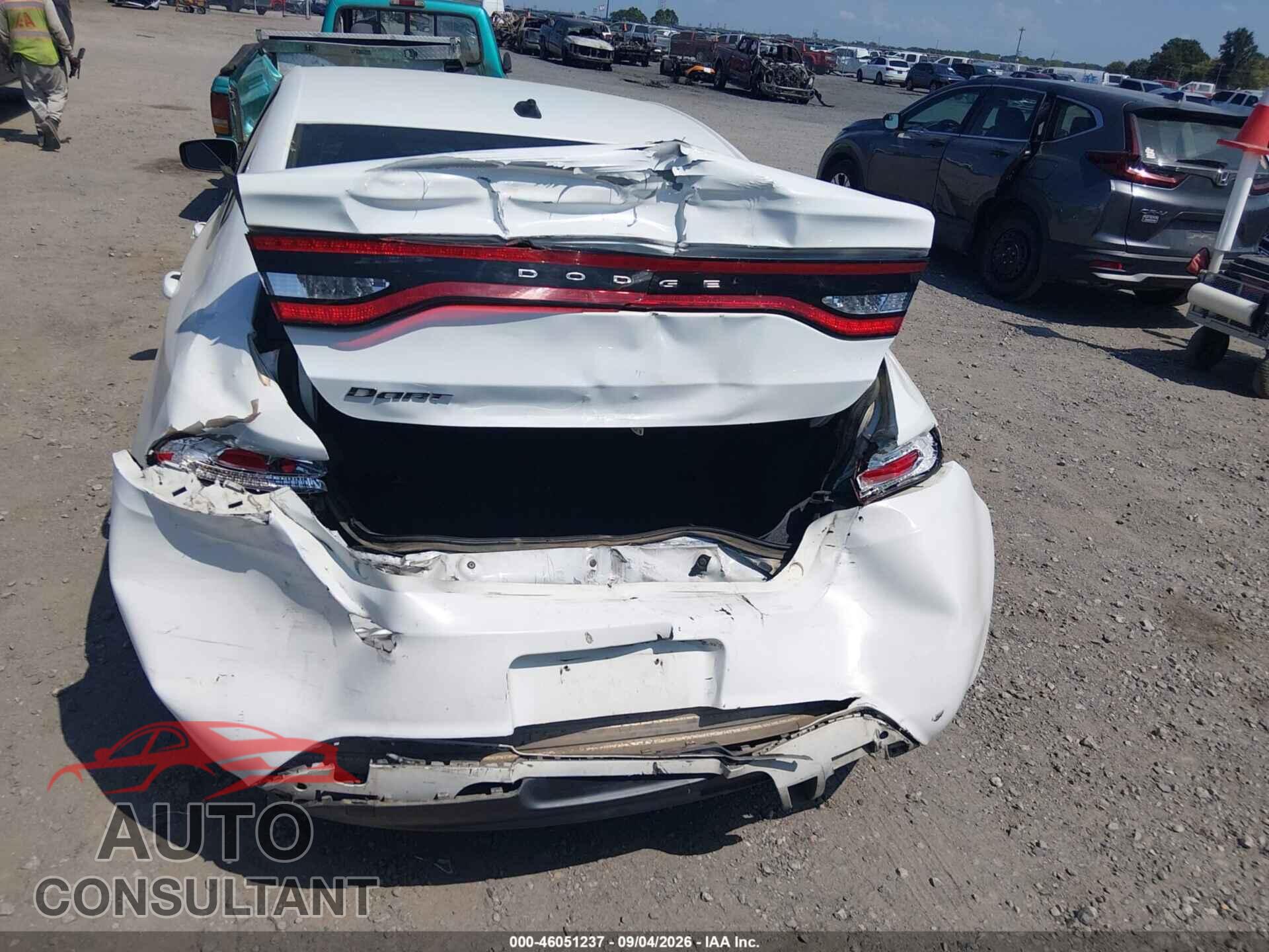 DODGE DART 2016 - 1C3CDFAA0GD703875