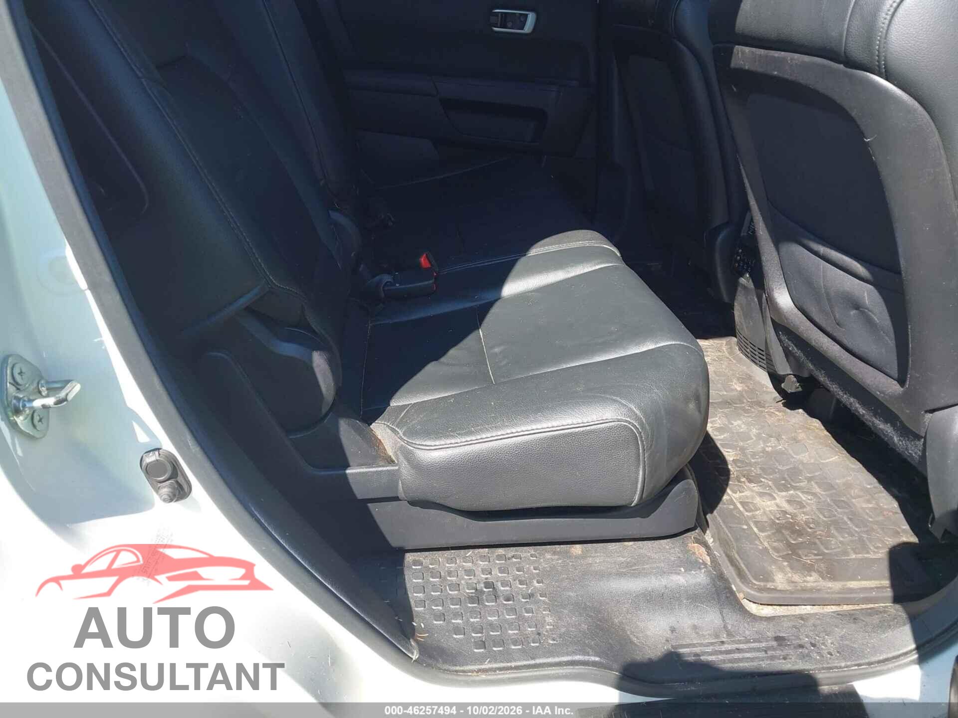 HONDA PILOT 2012 - 5FNYF3H98CB008410