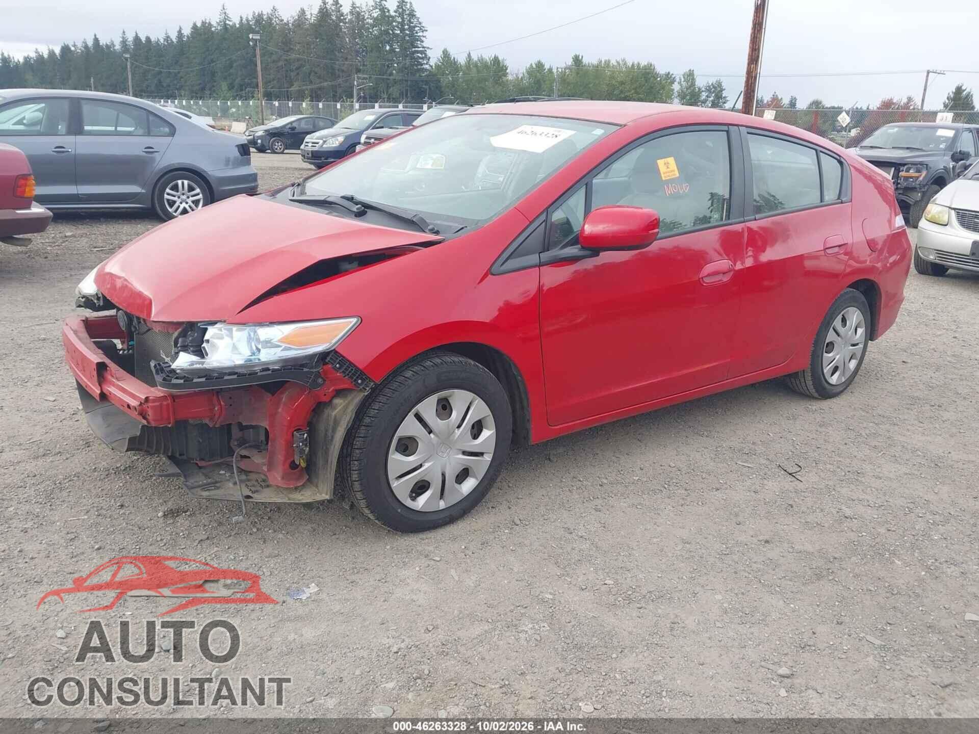 HONDA INSIGHT 2012 - JHMZE2H31CS005475
