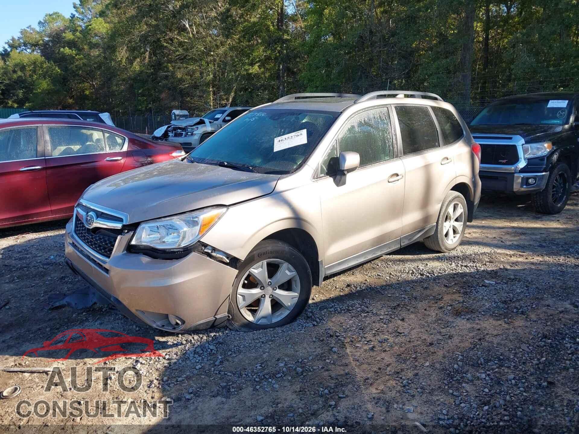 SUBARU FORESTER 2016 - JF2SJAFC6GH427810