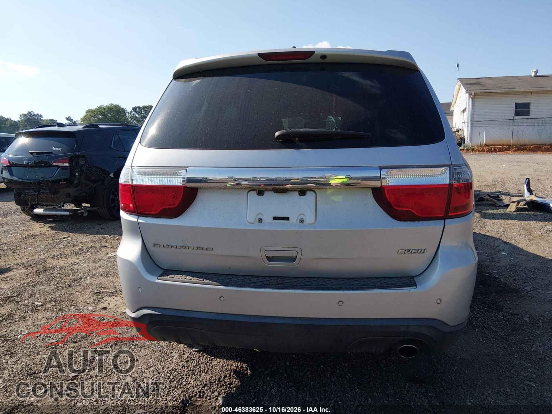 DODGE DURANGO 2012 - 1C4RDHDG0CC120319