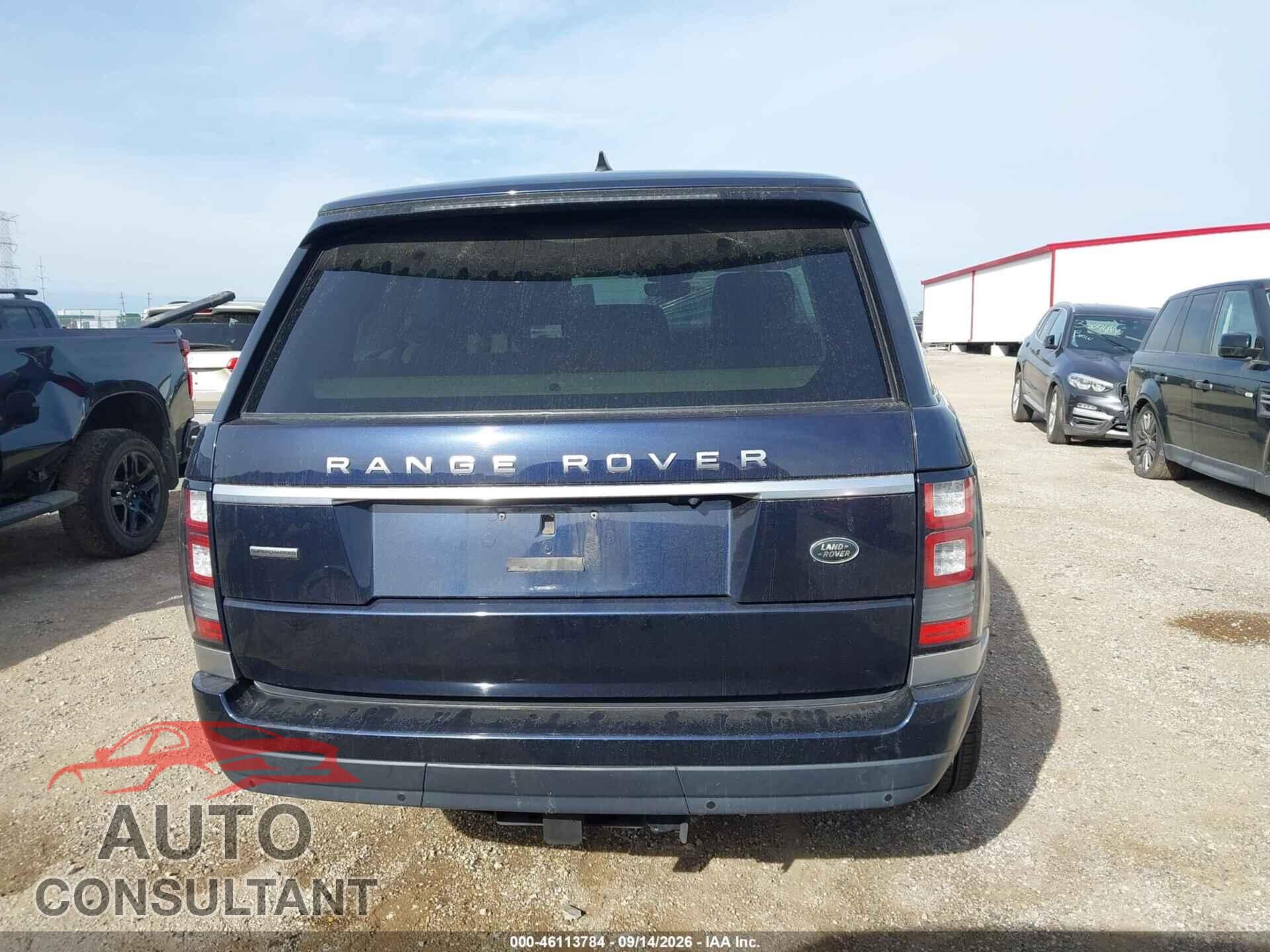 LAND ROVER RANGE ROVER 2017 - SALGS2FE8HA362647