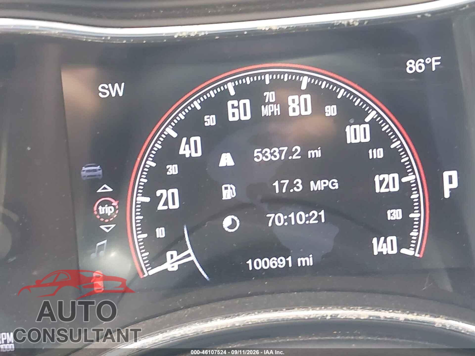 DODGE DURANGO 2017 - 1C4SDJFT2HC651290