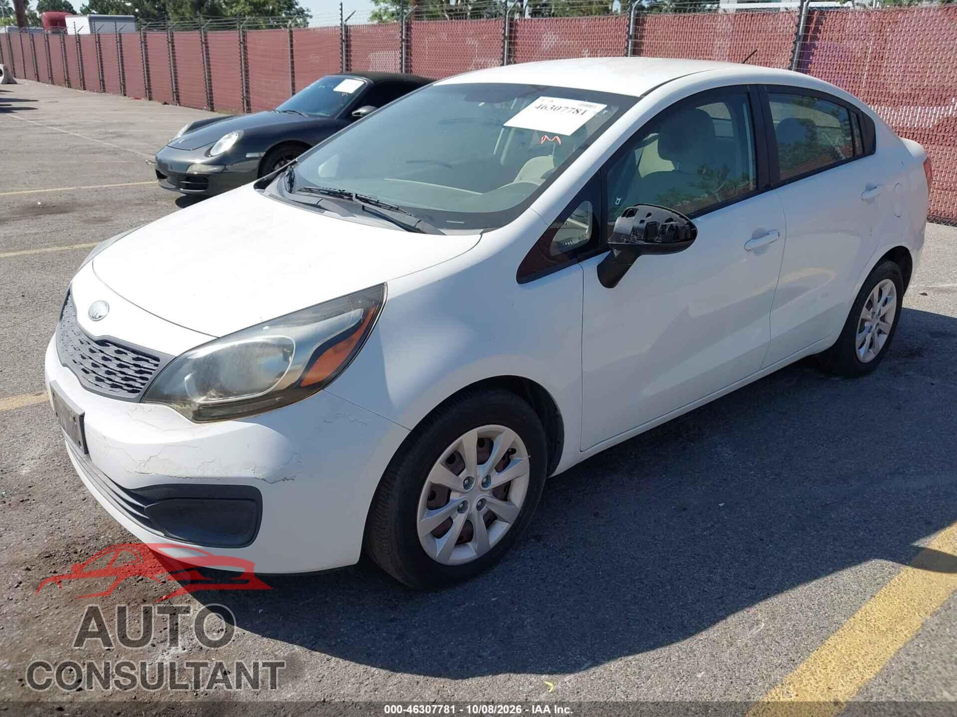 KIA RIO 2013 - KNADM4A3XD6147612