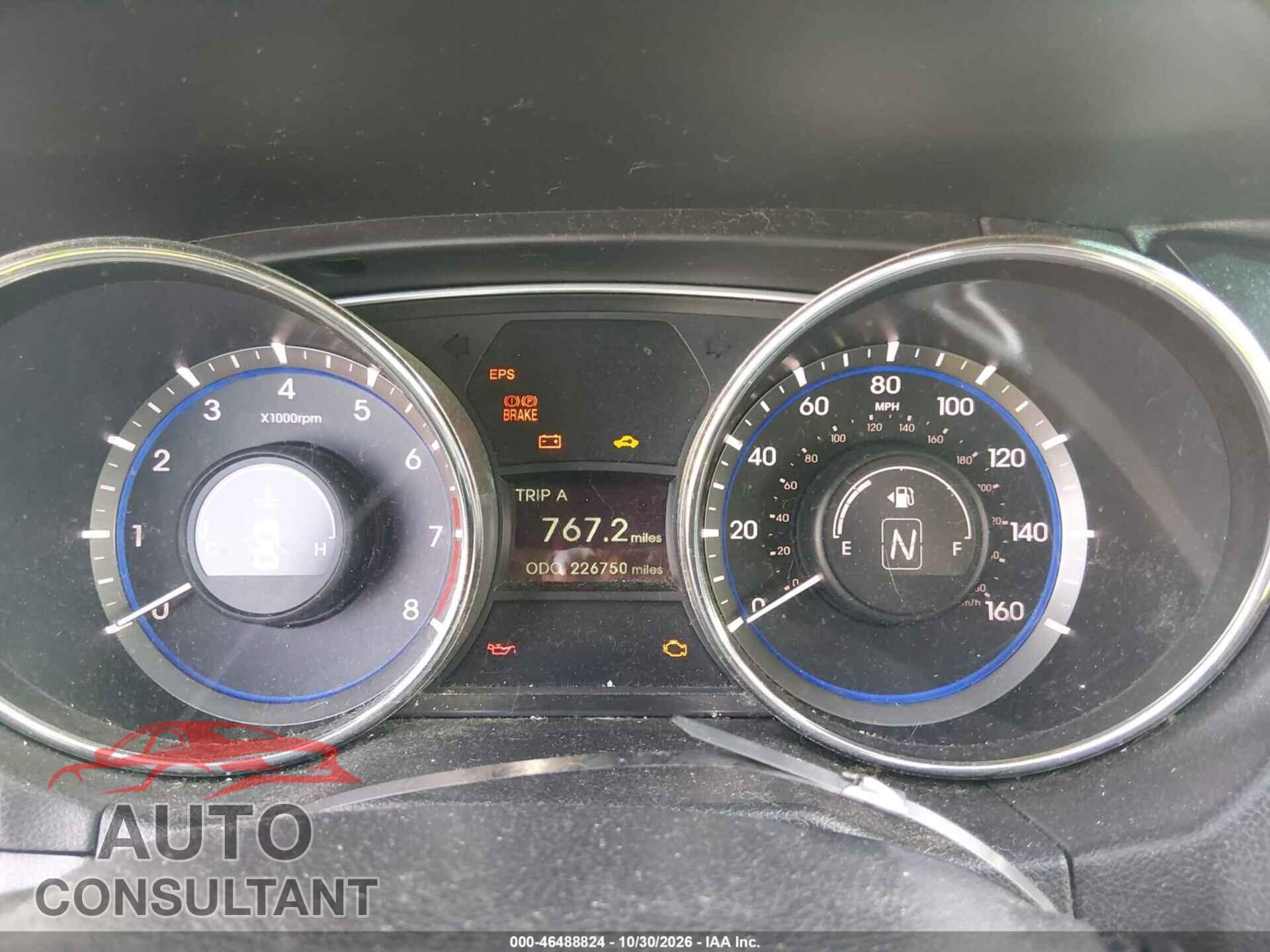 HYUNDAI SONATA 2011 - 5NPEC4AC5BH024586