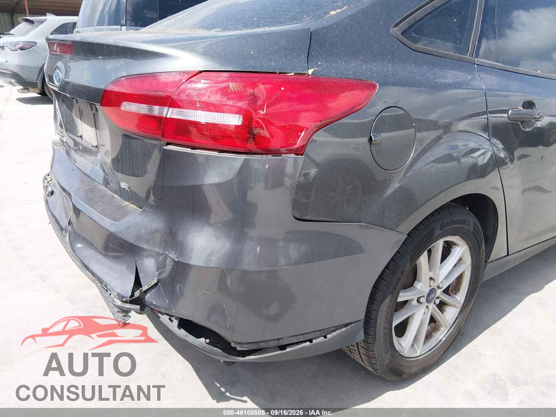 FORD FOCUS 2017 - 1FADP3F21HL229794