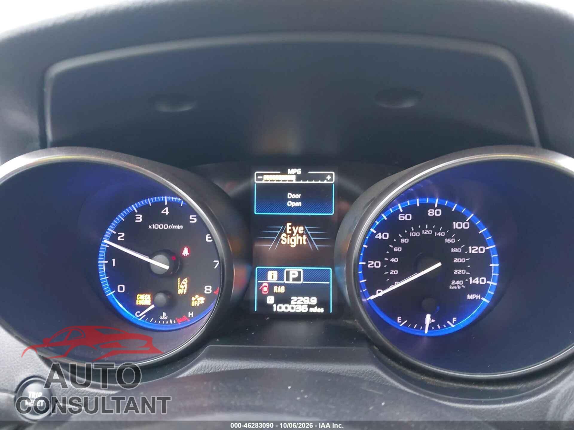 SUBARU OUTBACK 2017 - 4S4BSANC4H3337613