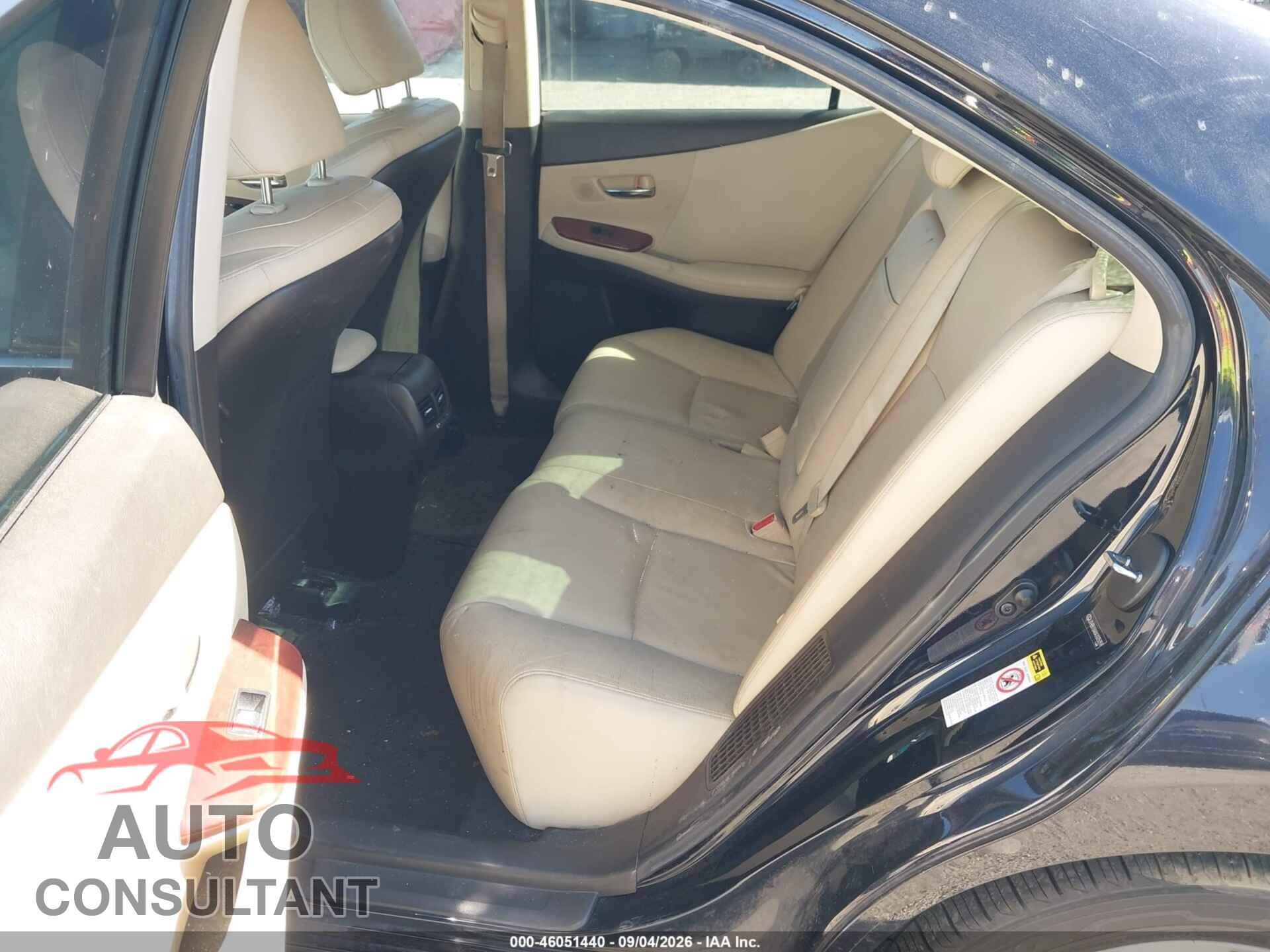 LEXUS HS 250H 2010 - JTHBB1BA8A2005059