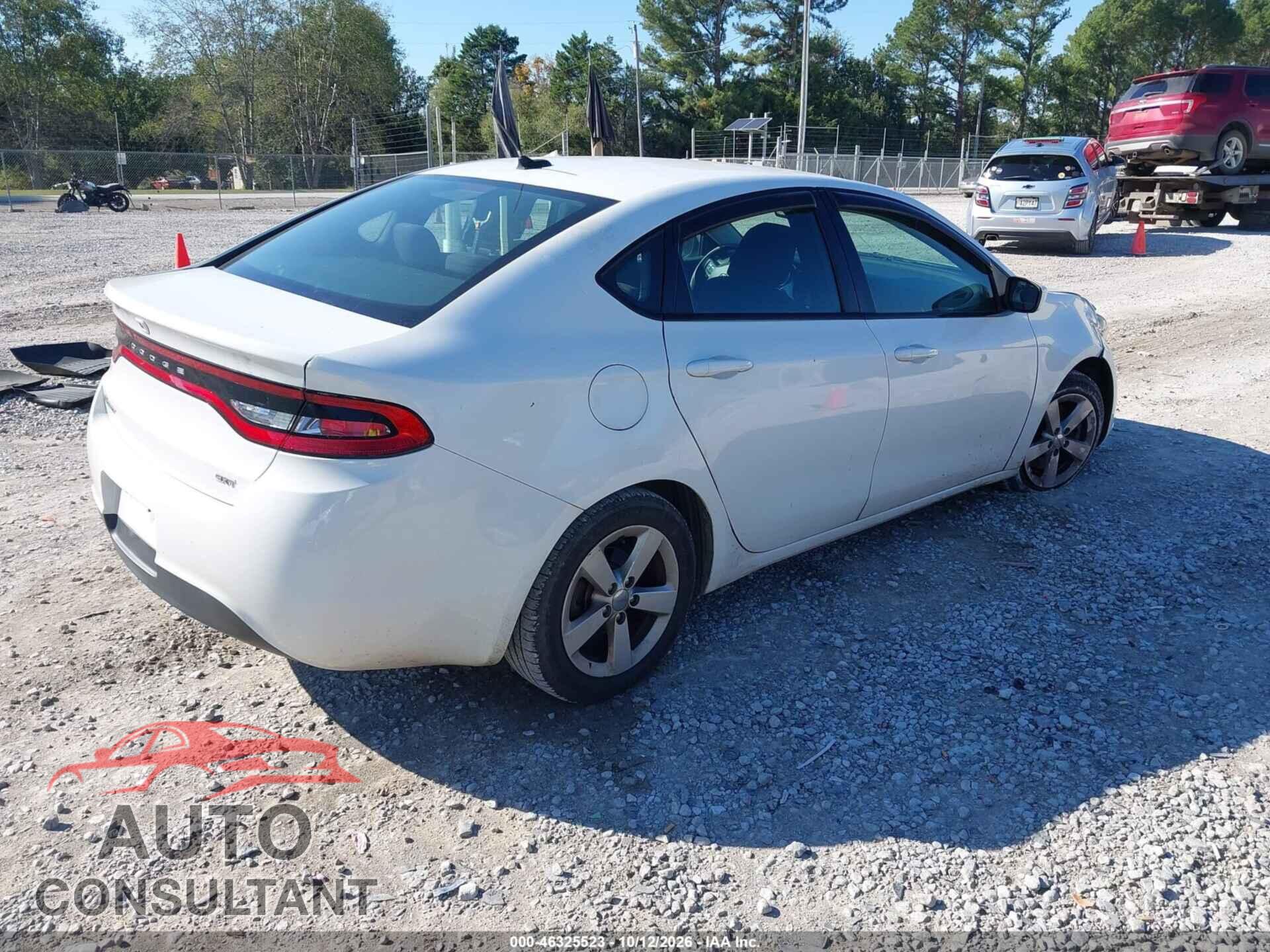 DODGE DART 2015 - 1C3CDFBB6FD306600