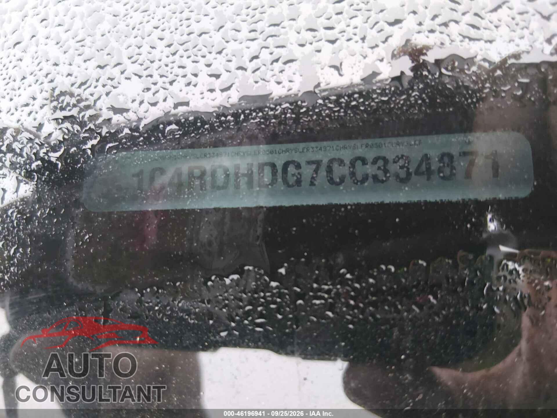 DODGE DURANGO 2012 - 1C4RDHDG7CC334871