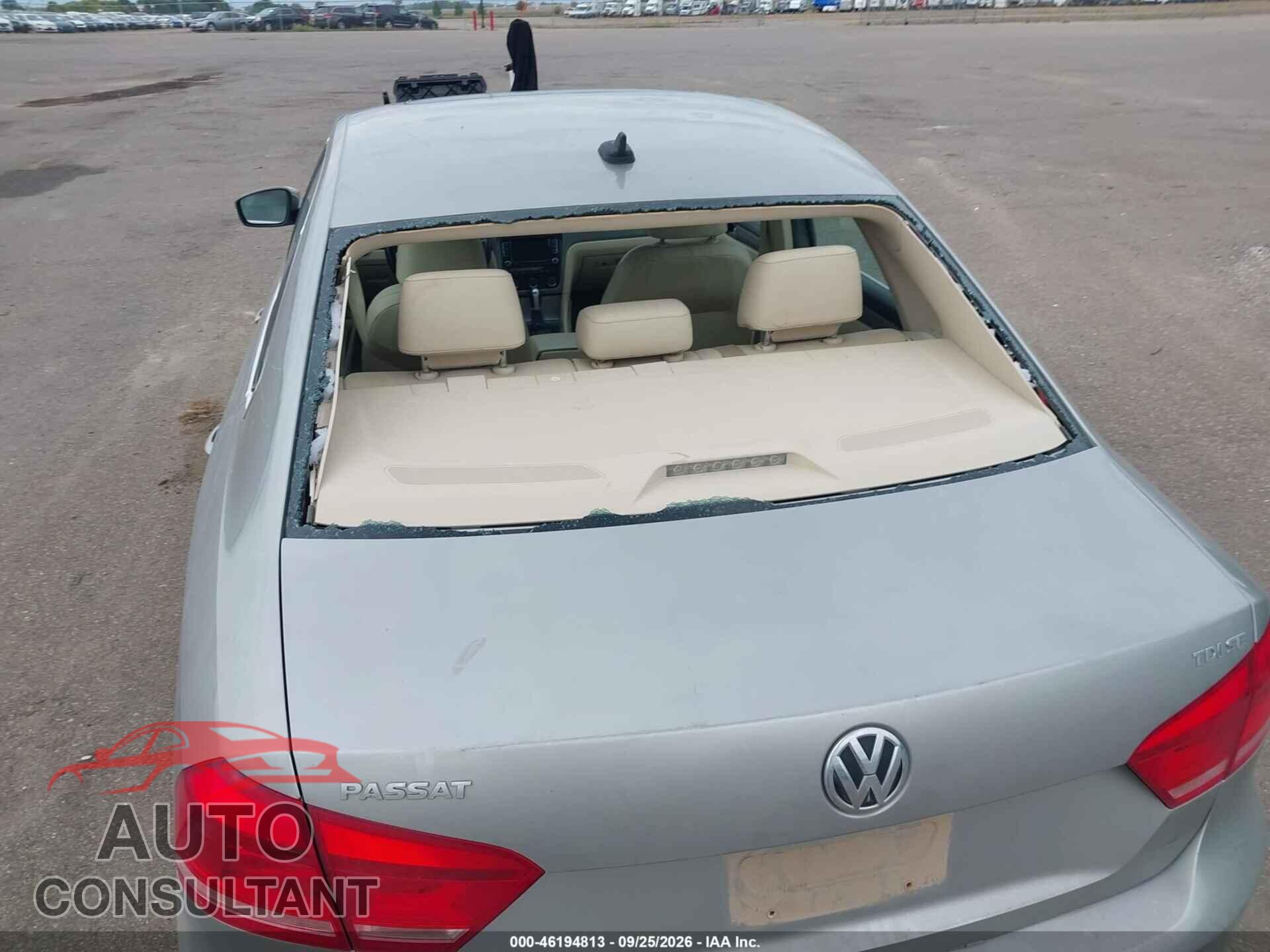 VOLKSWAGEN PASSAT 2014 - 1VWBN7A3XEC009397