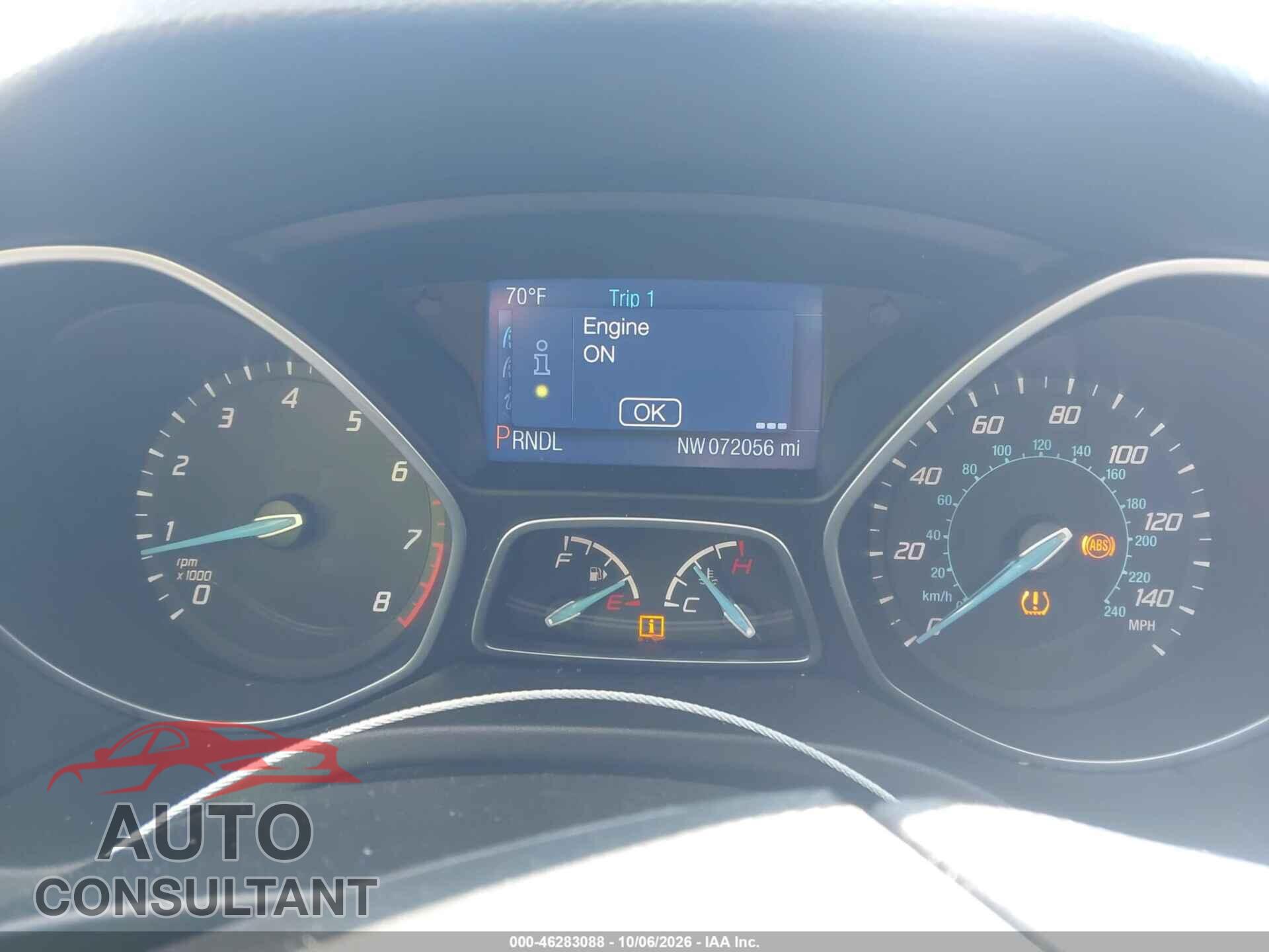 FORD FOCUS 2014 - 1FADP3F25EL172172